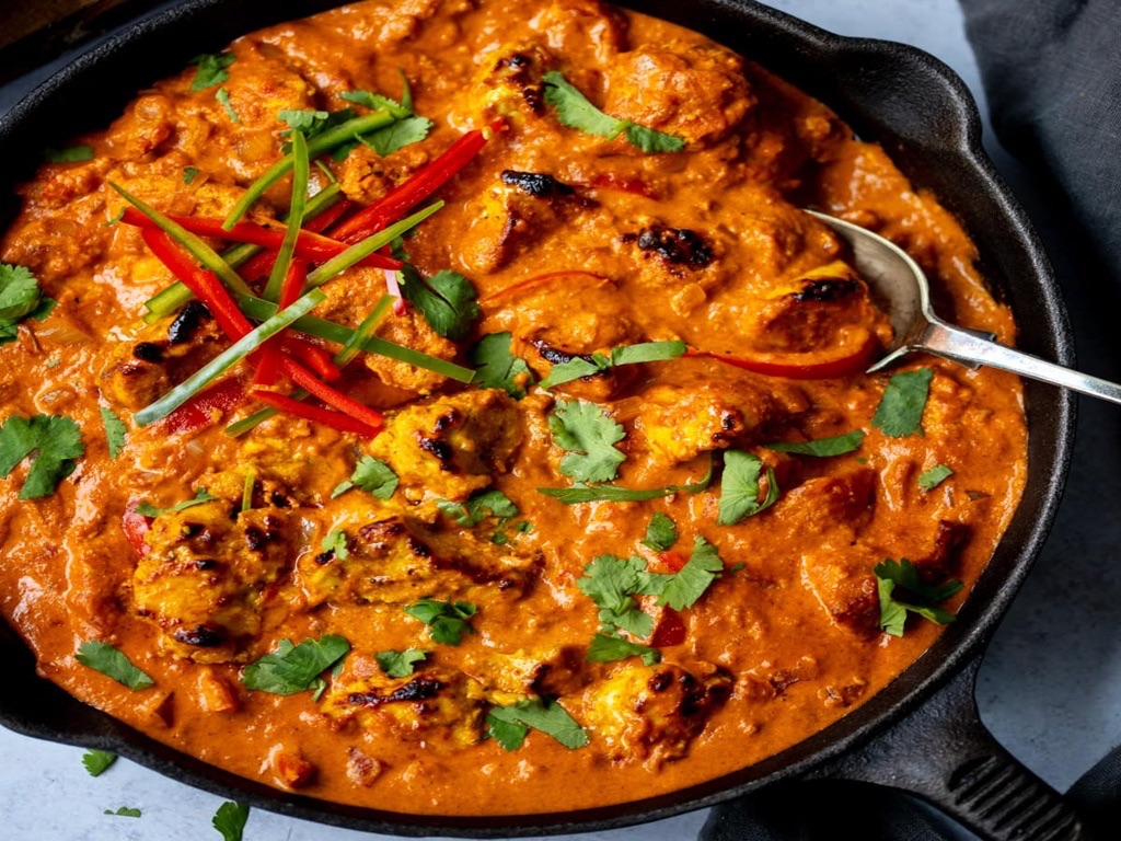 Chicken Tikka Masala w/Rice.