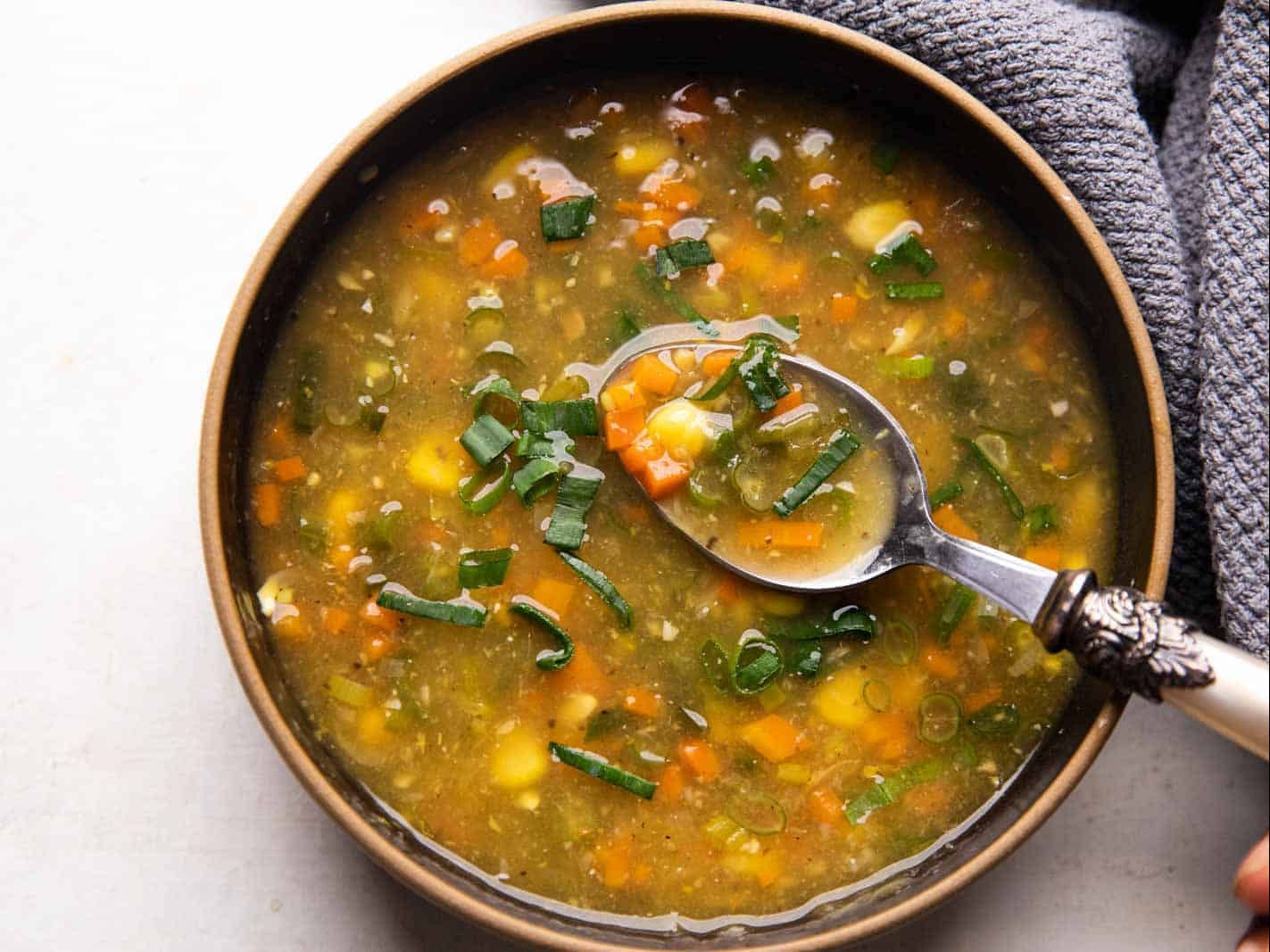 Veg Sweet Corn Soup