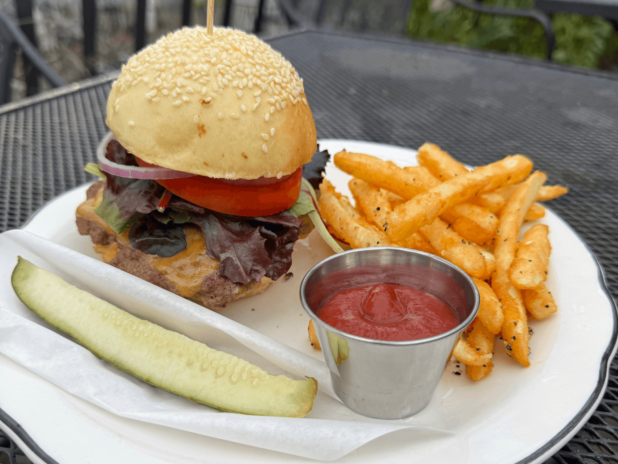 The Riv Homestyle Burger