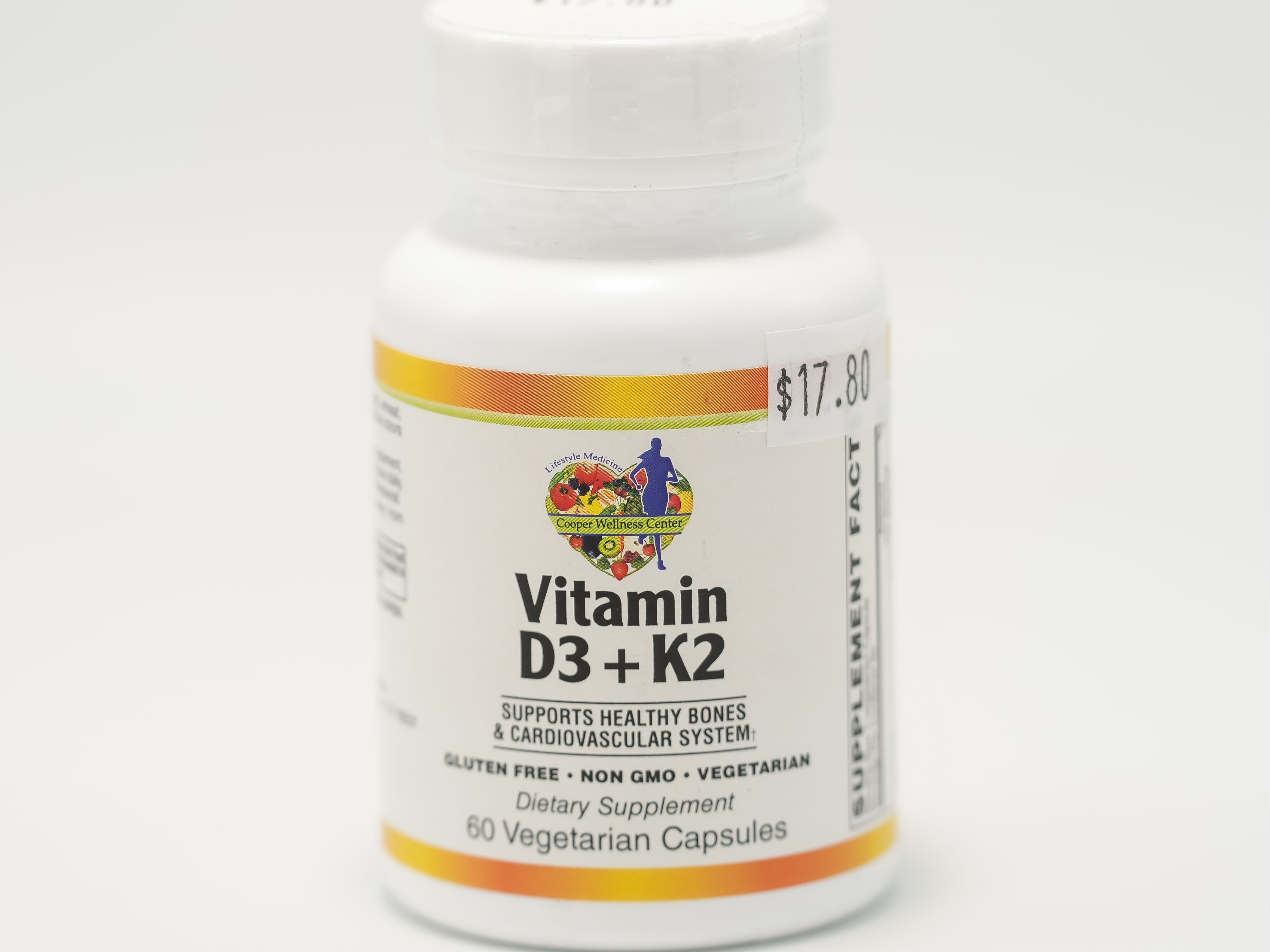 Vitamin D3+K2 60 Capsules.