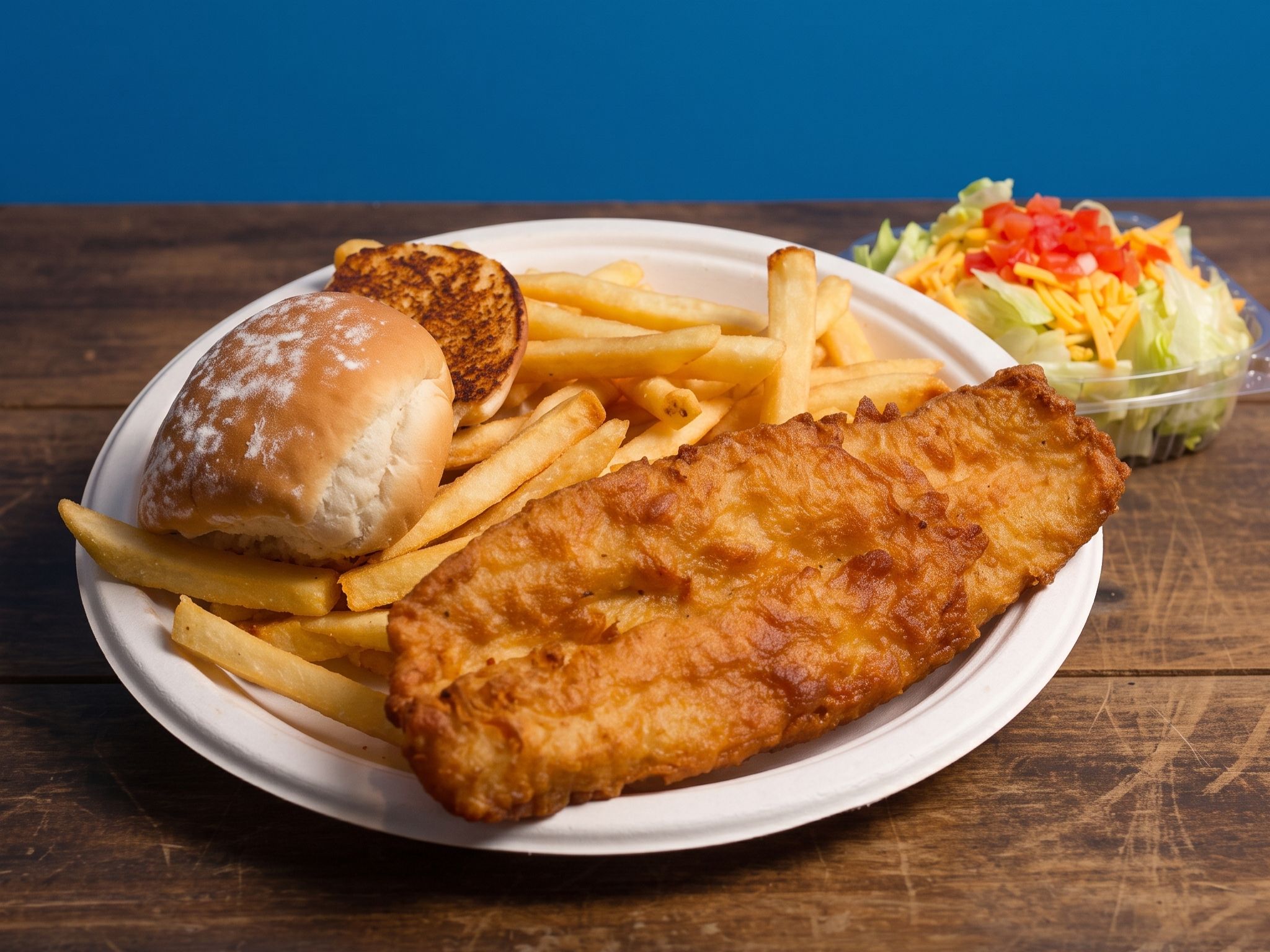 Fish & Chips Dinner.