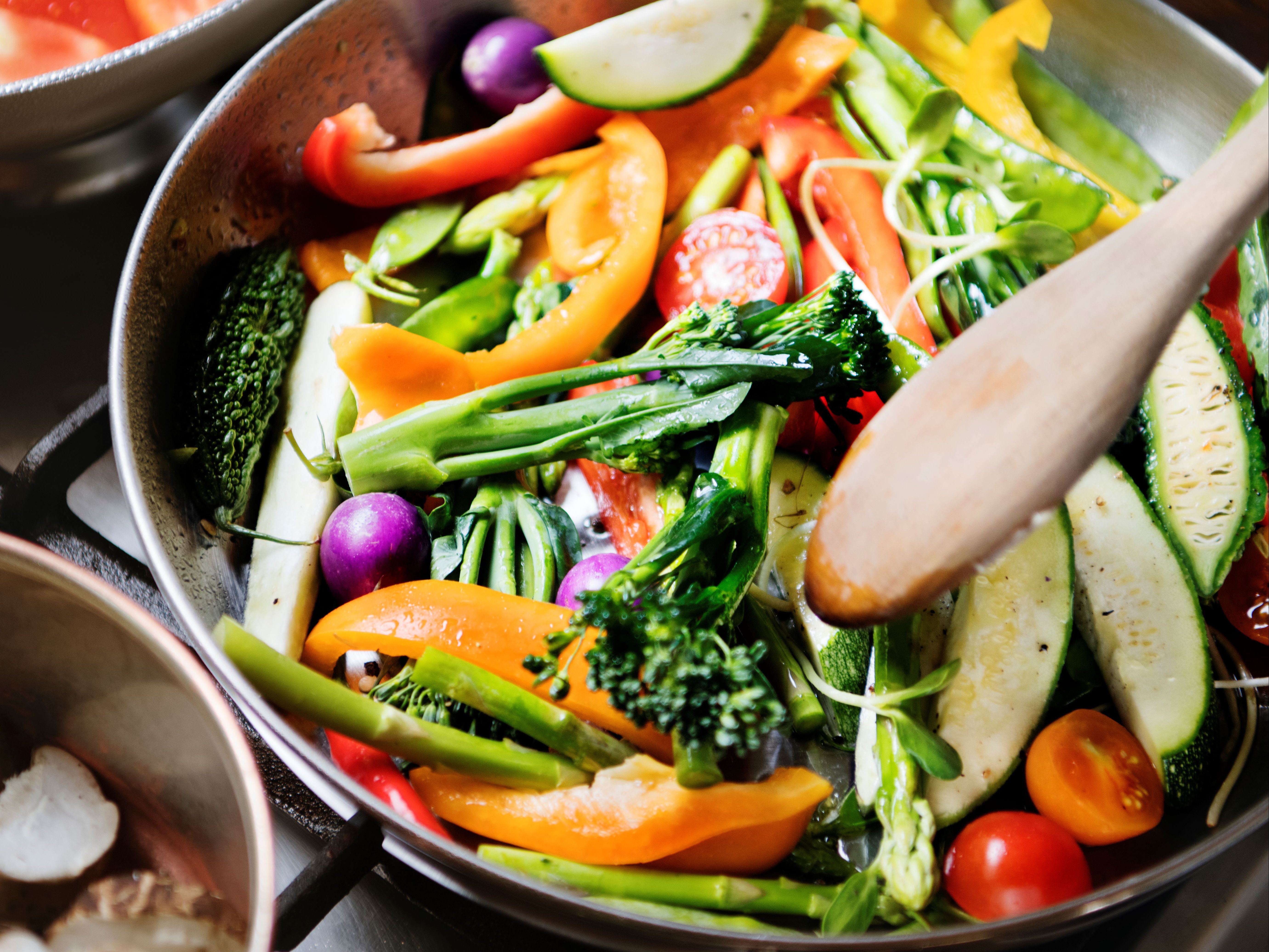 Sauteed Veggies.