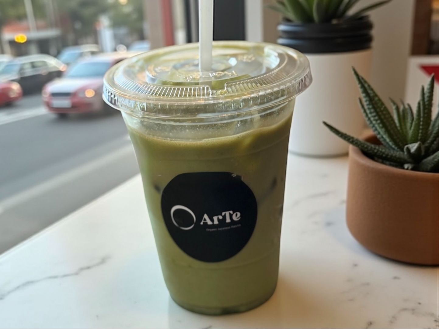 Organic Matcha Latte-ArTe-Celemonial.