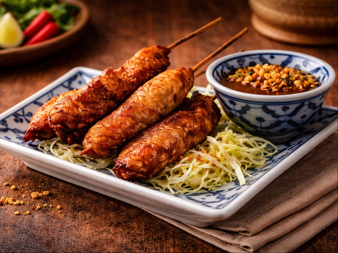 Satay Chicken.