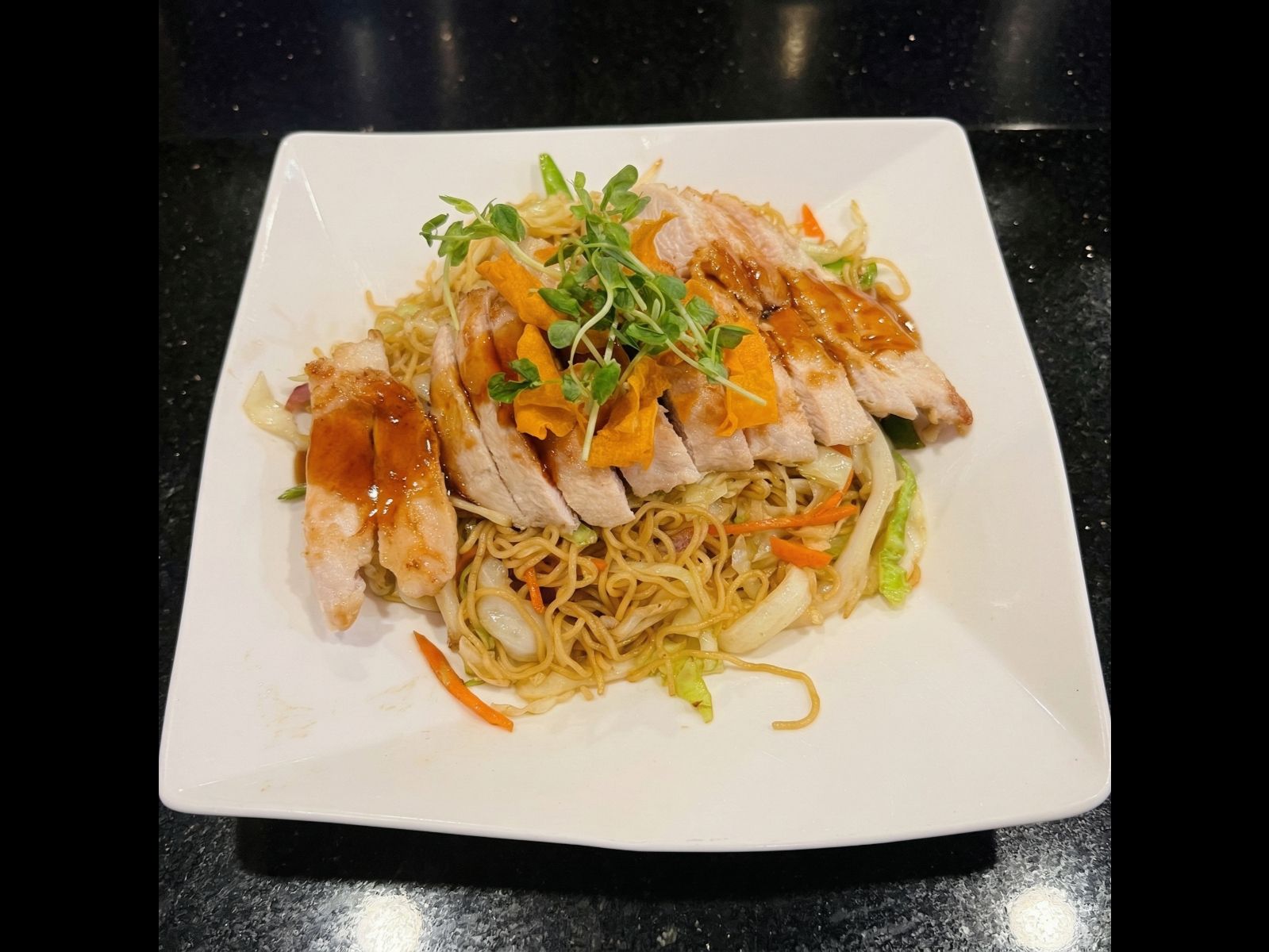 Chicken Soba Noodles.