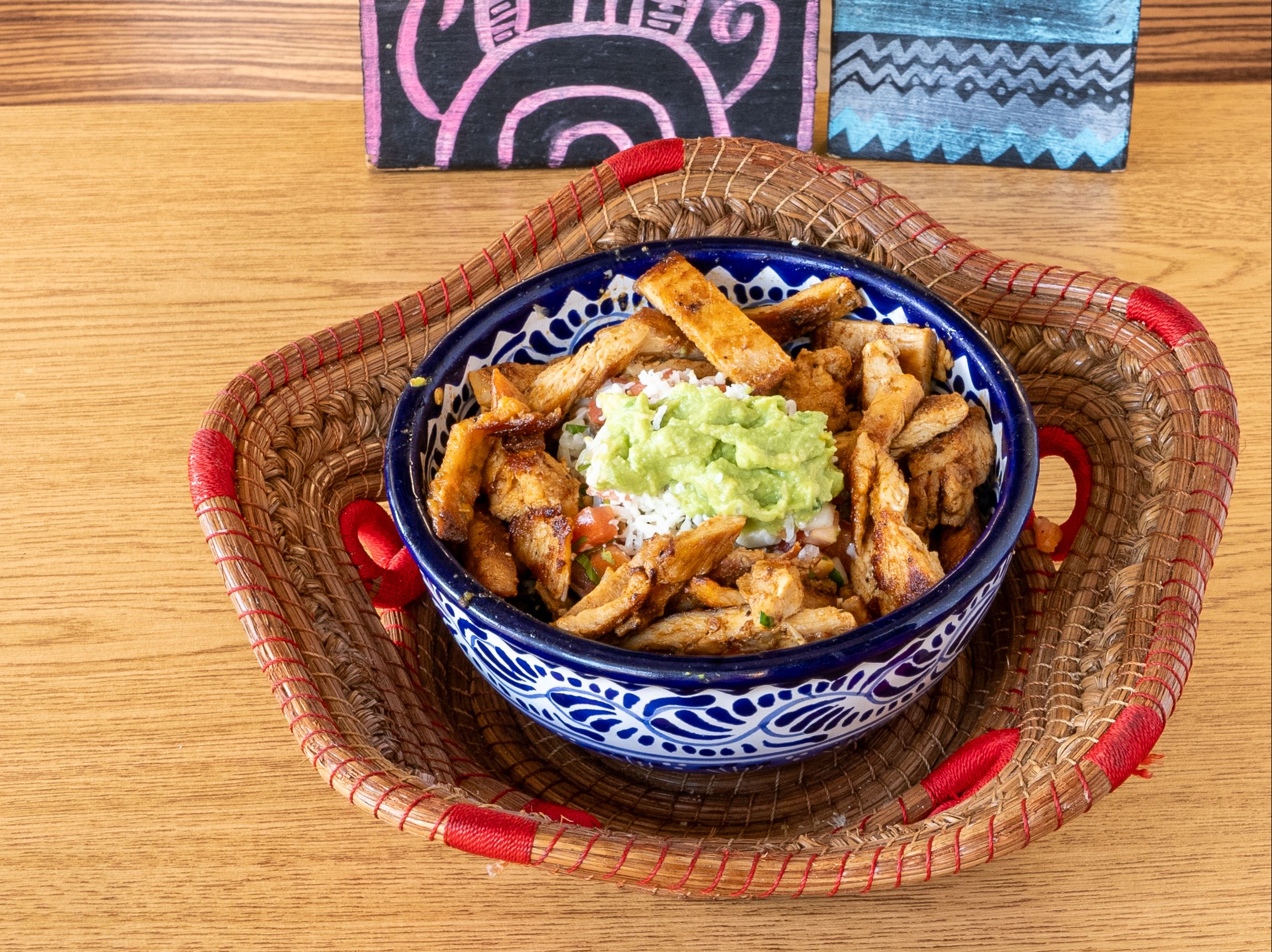 Chicken BBQ Burrito Bowl.