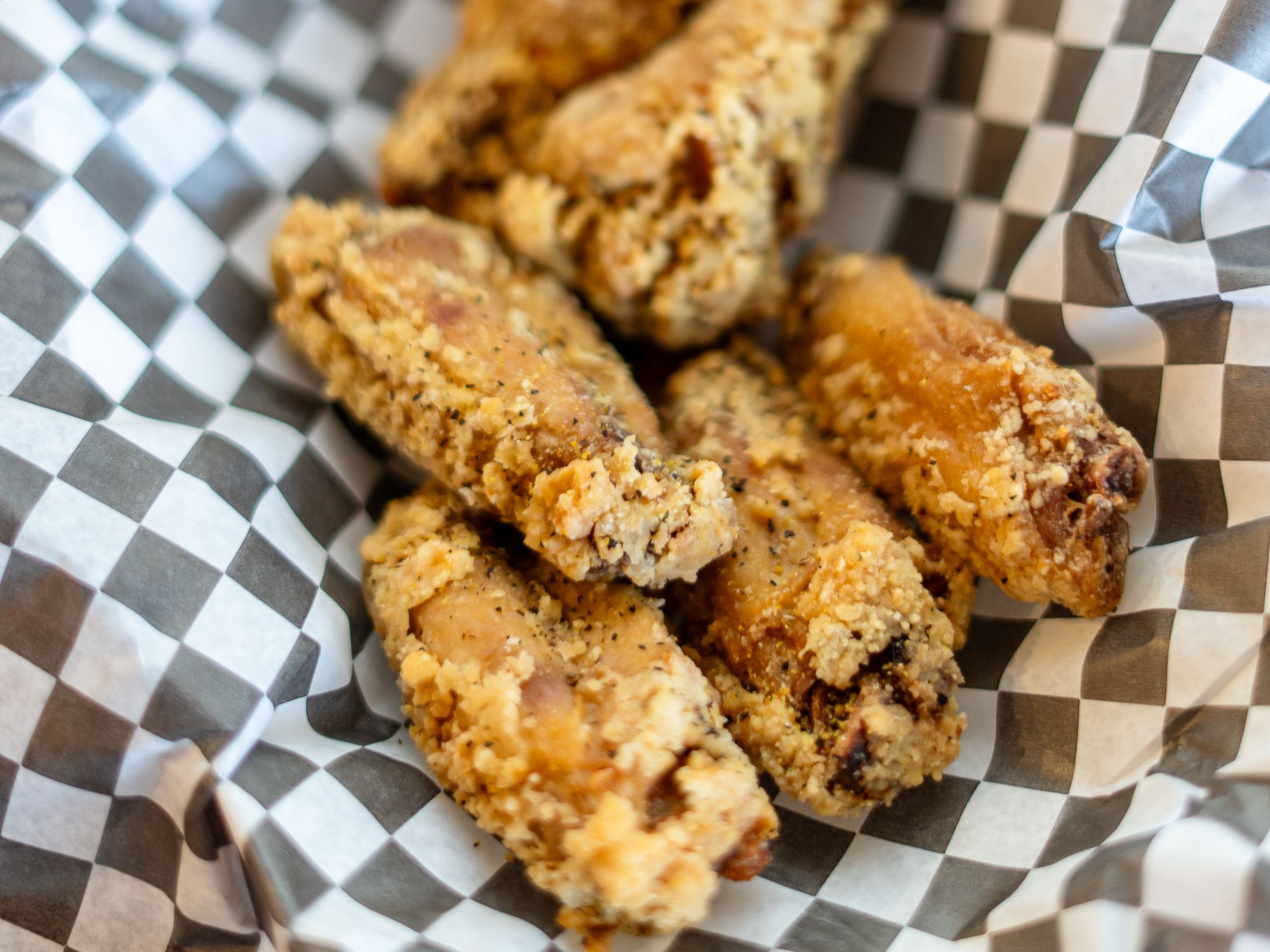 6 Piece Bone-In Wings.