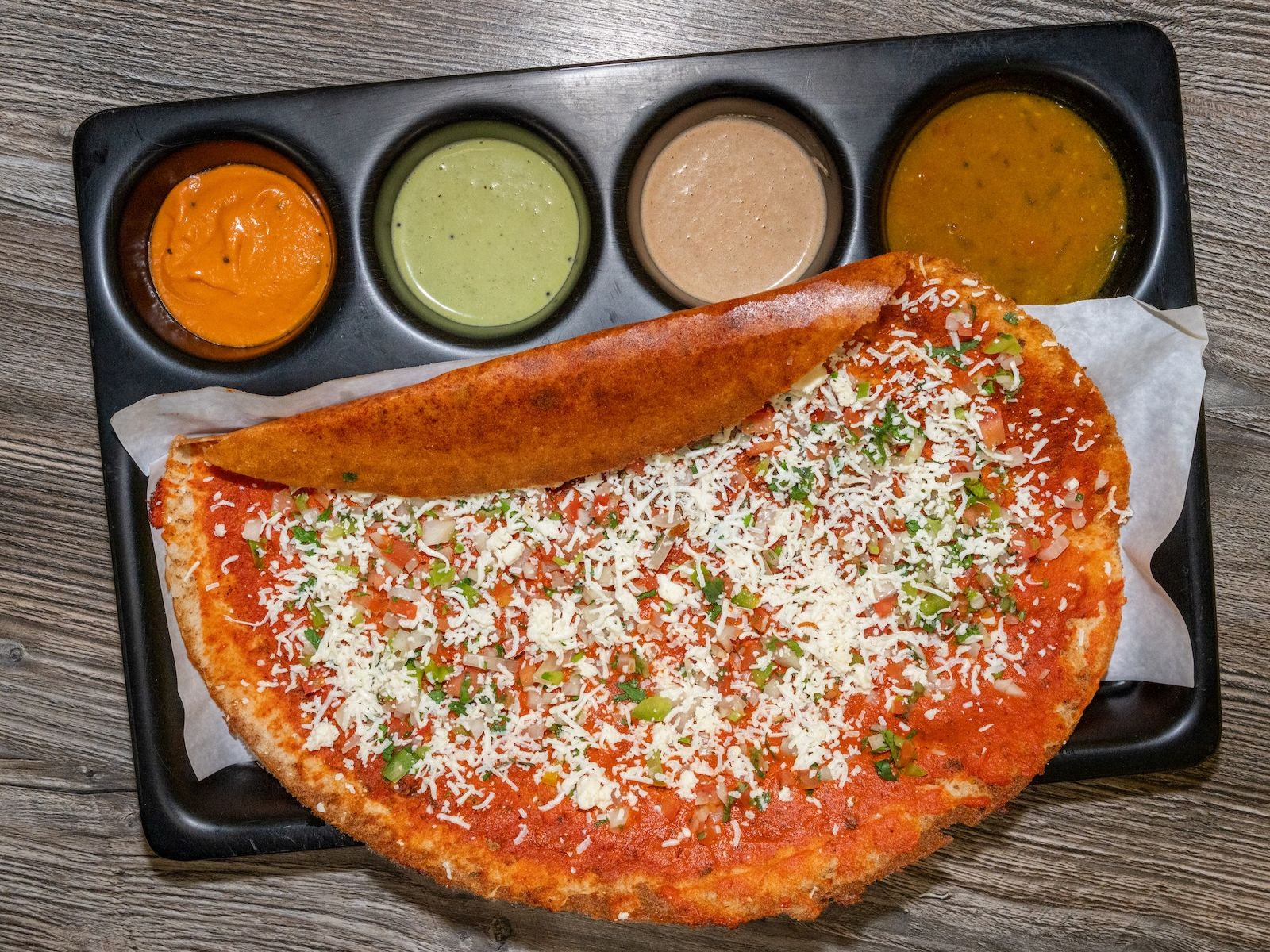 Tikka Paneer Dosa.