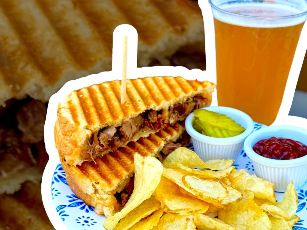 TX BBQ Brisket & Gouda Panini