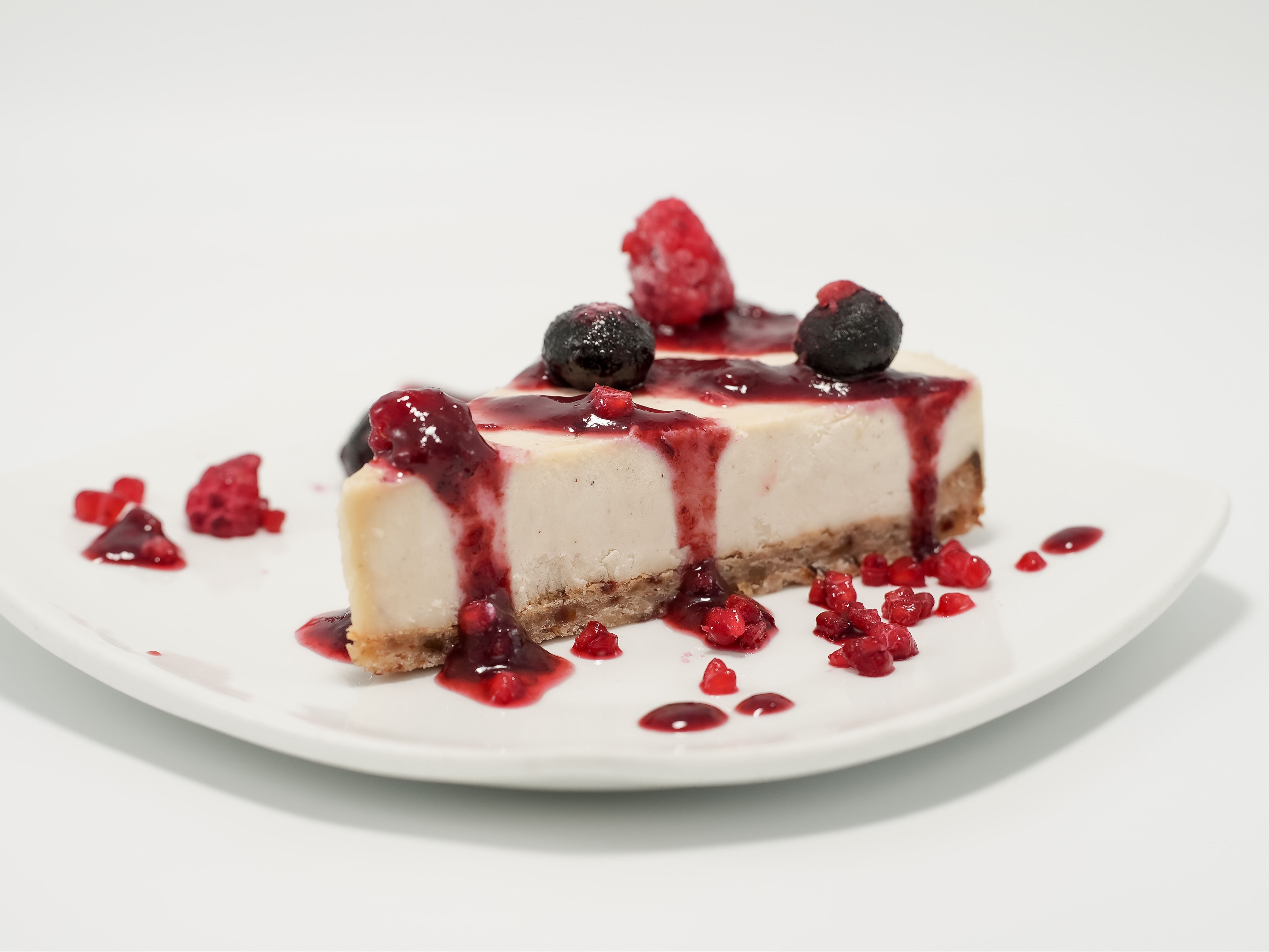 Vanilla Cheesecake Slice.