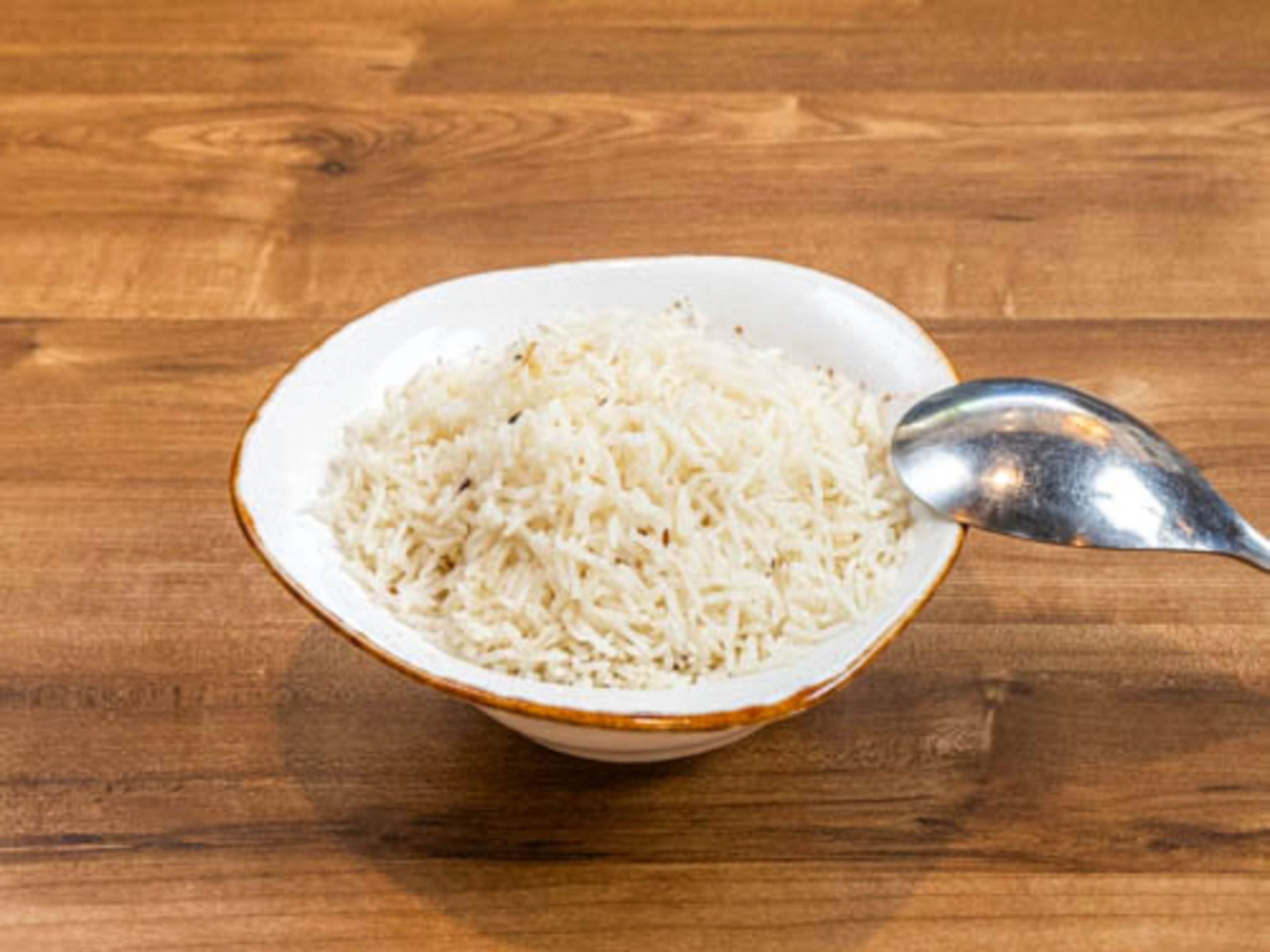 Steamed Rice.