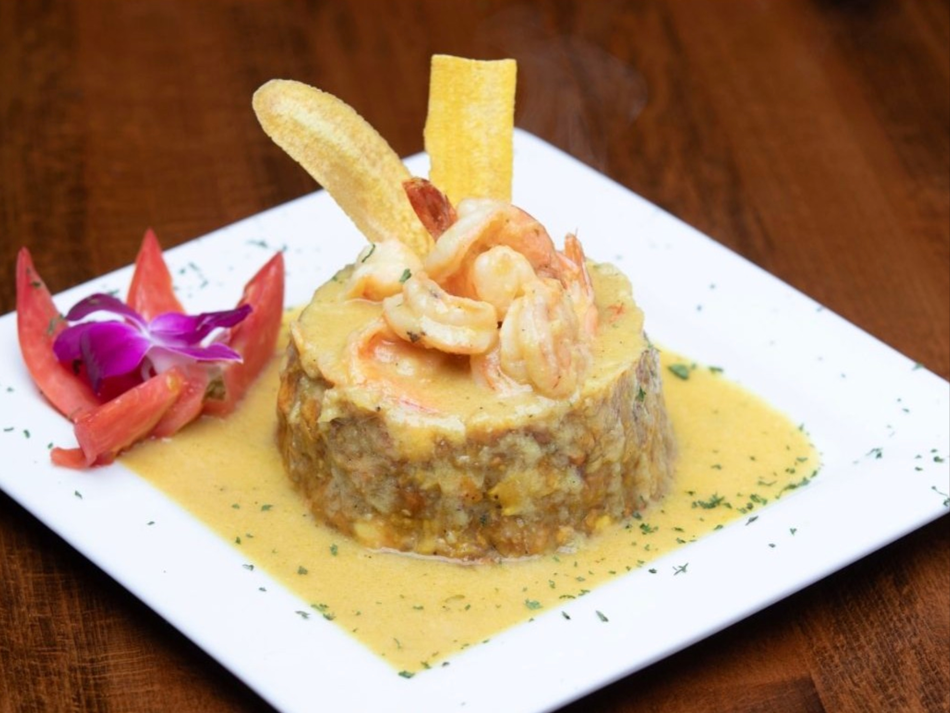 Mofongo Relleno Camarones(Shrimp )