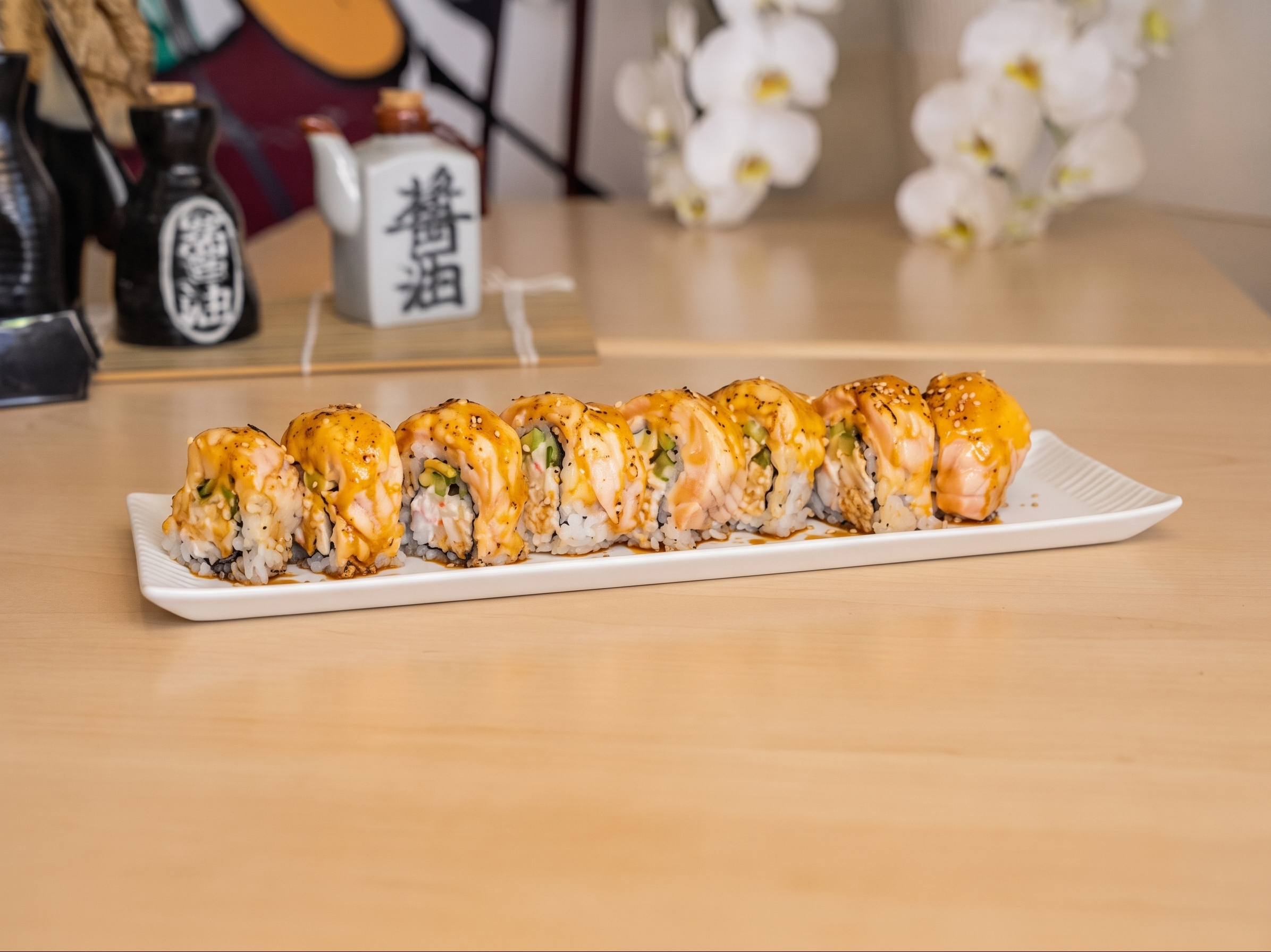 Baked Salmon Roll.