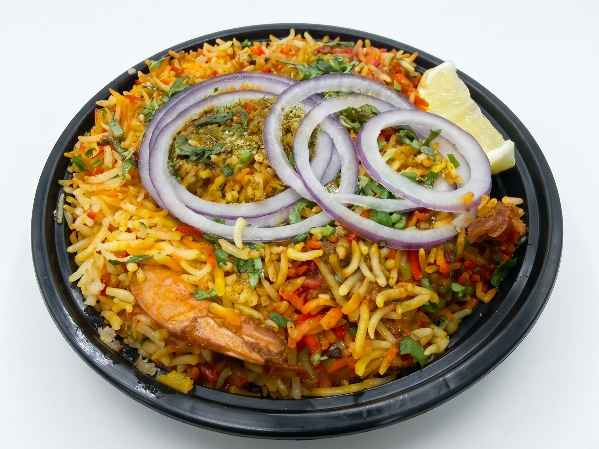 Shrimp Biryani.