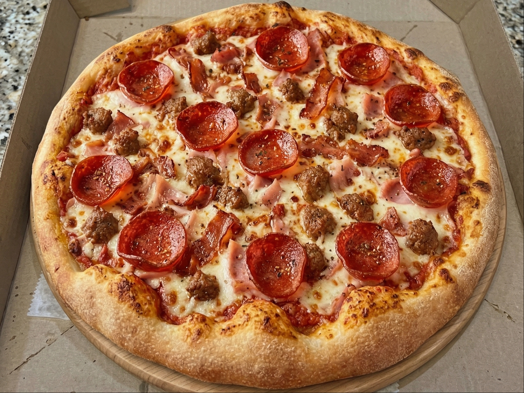 Meat Lover Pizza.