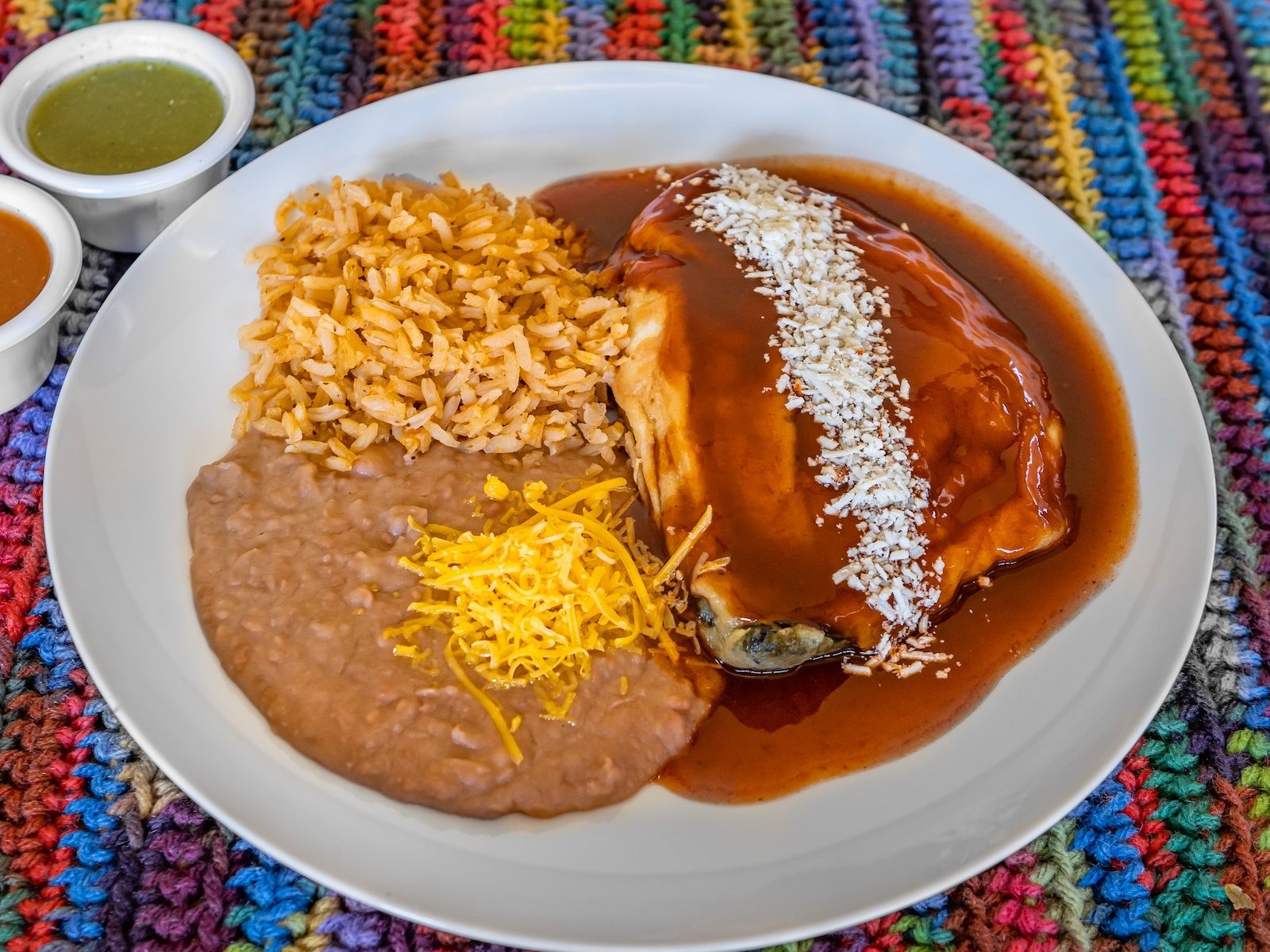 (2) Chile Relleno Plate.