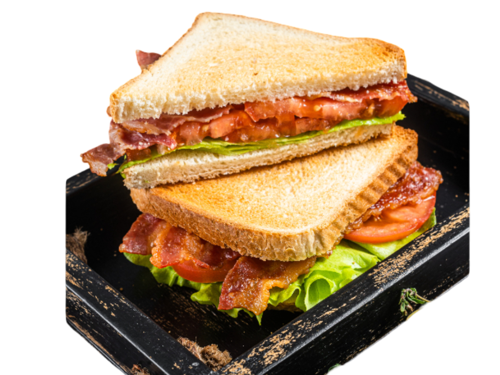 BLT (Bacon, Lettuce & Tomato Sandwich).