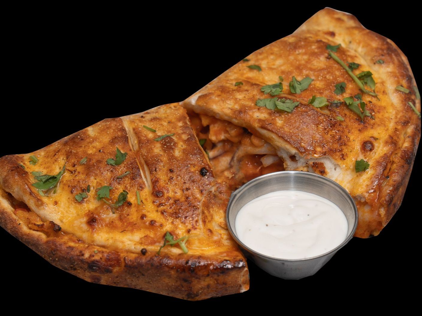 Shahi Paneer Calzone.