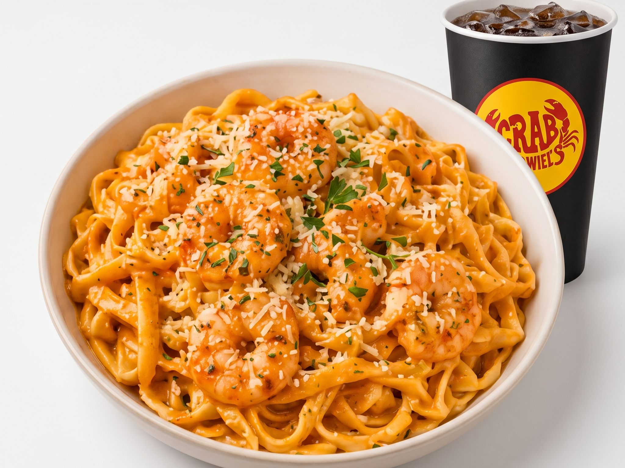 2. Cajun Pasta with Shrimp