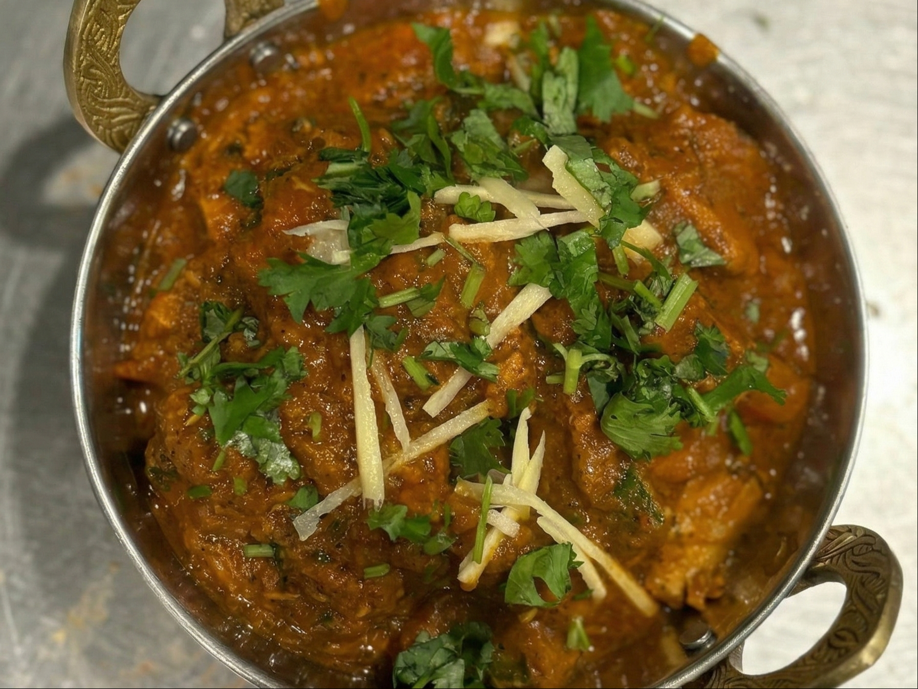 Karahi Goat (Bone in).