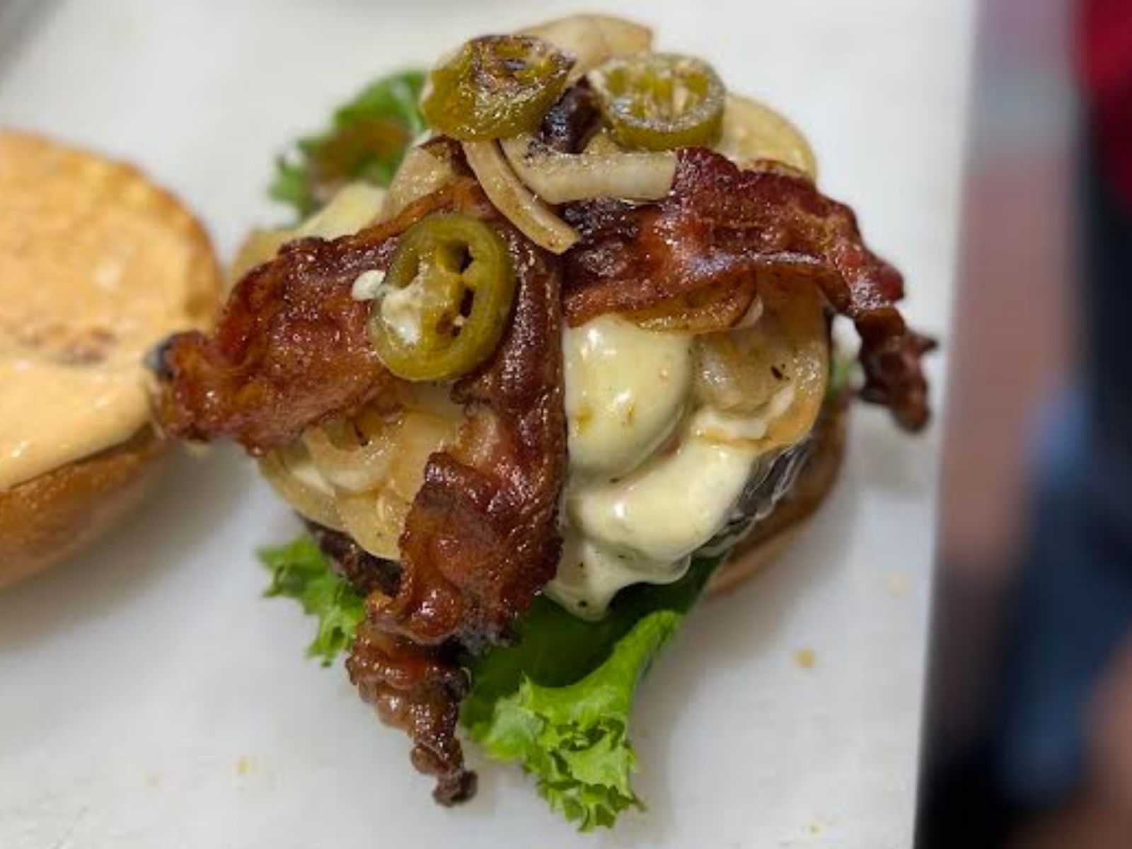 Jalapeno Bacon Cheese Burger.
