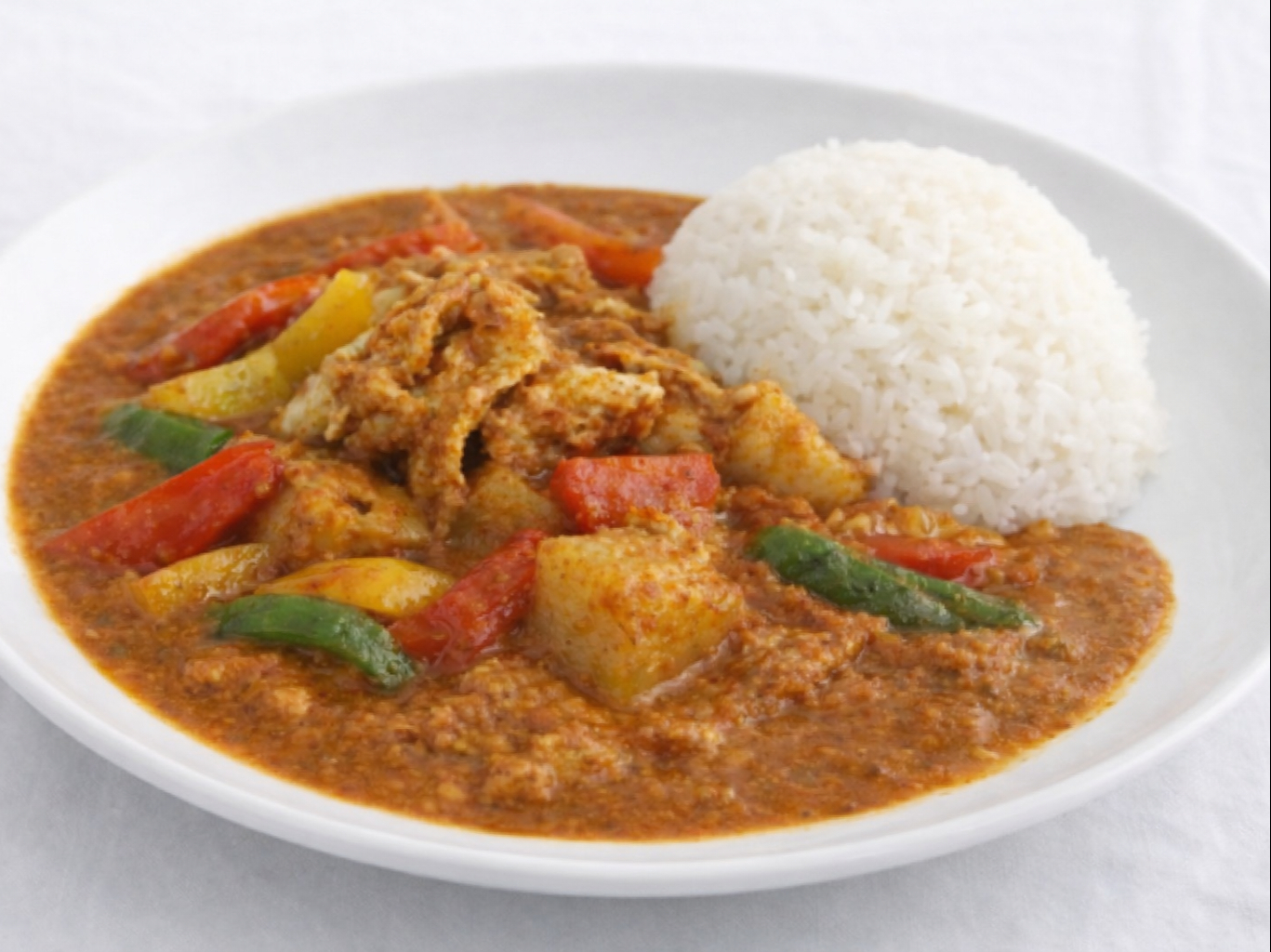 Yellow Curry (L).