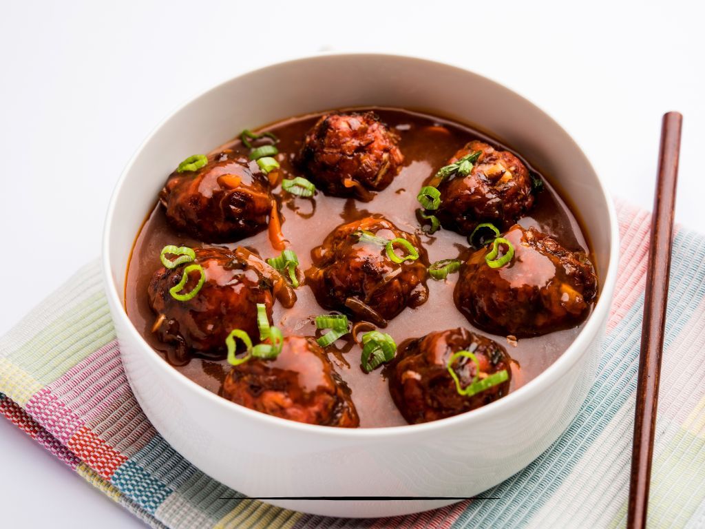 Veg Manchurian.