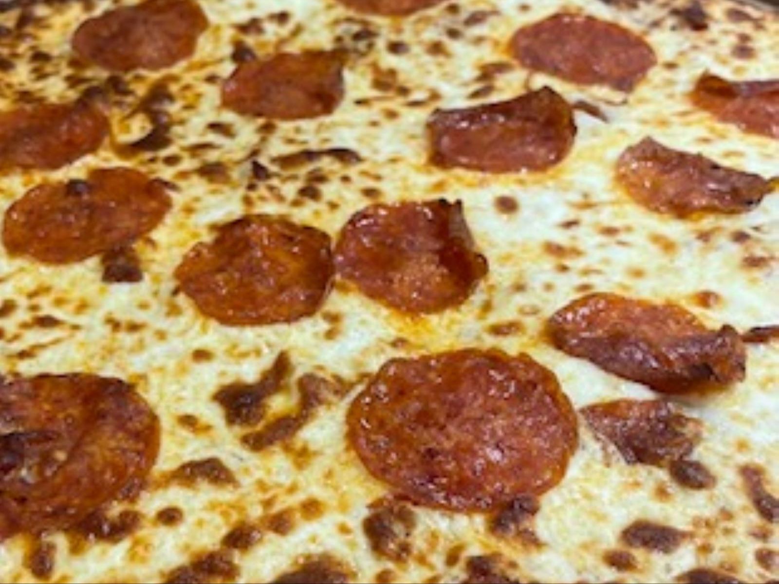 20" Pepperoni Pizza NO ADDITIONAL TOPPINGS OR SUBSTITUTIONS ALLOWED.
