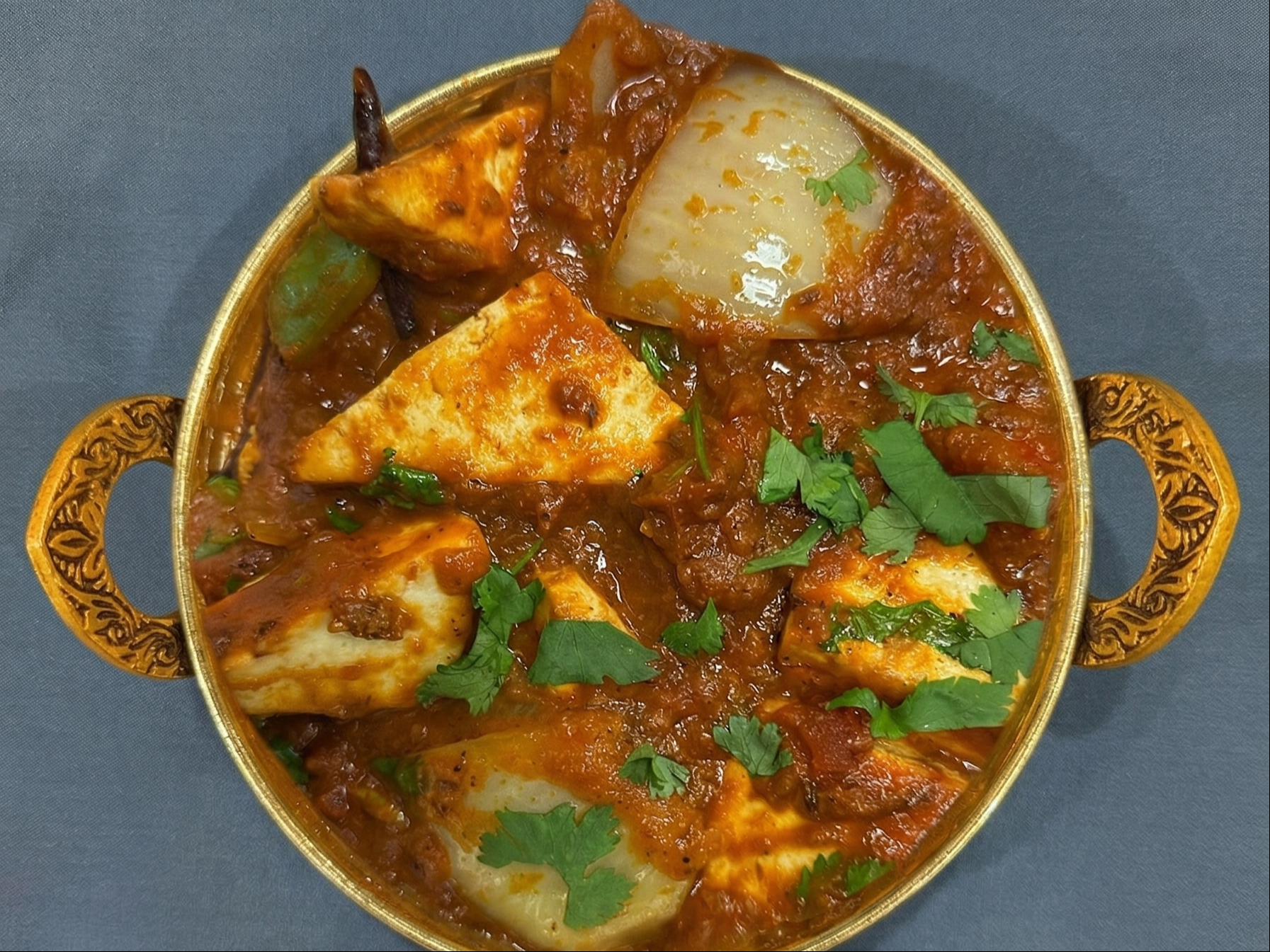 Kadhai Paneer.