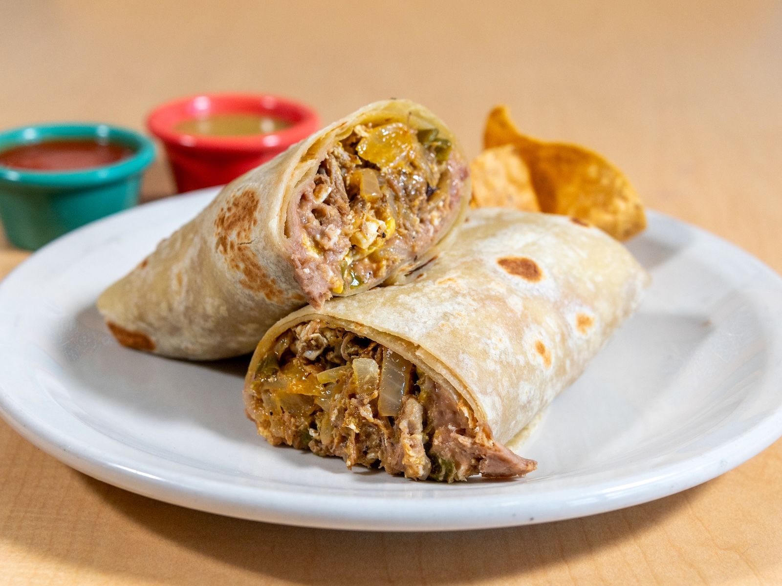Machaca Burrito.