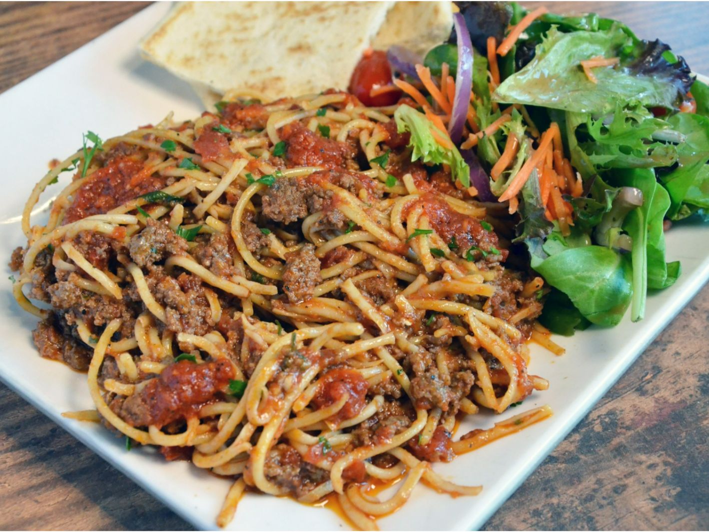 Meat Sauce Pasta*.