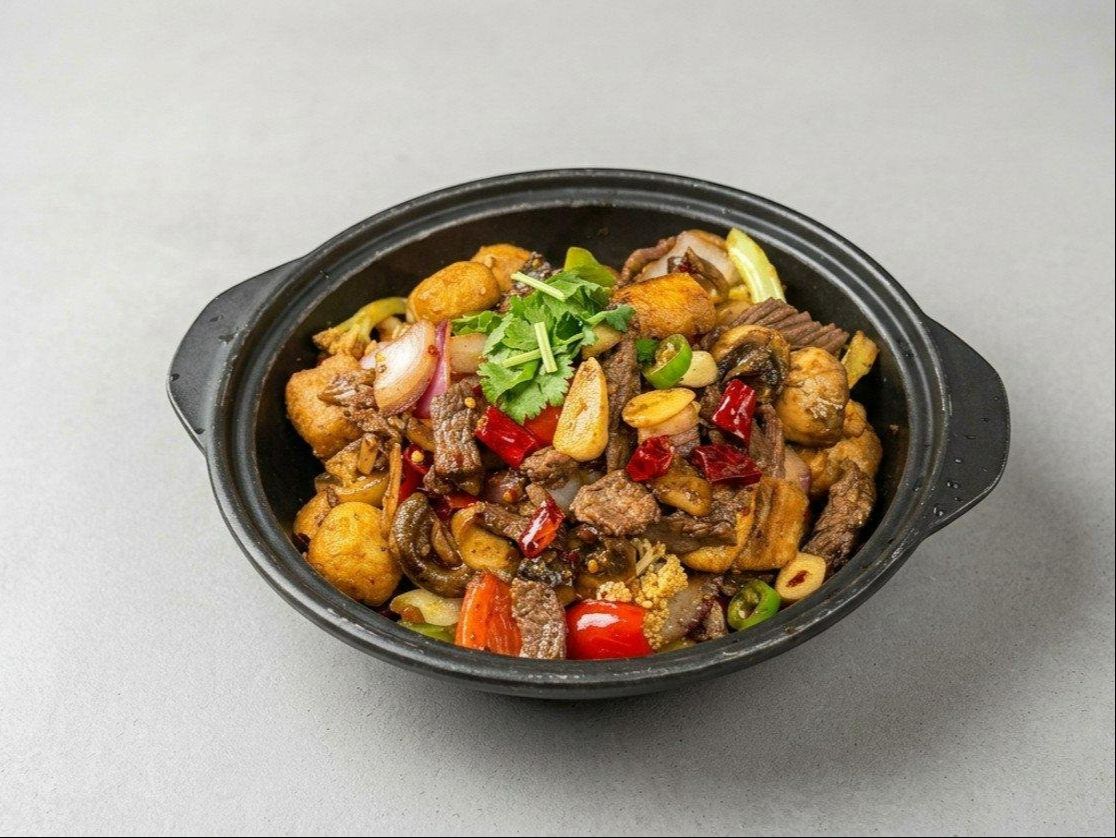 Beef Dry Pot.