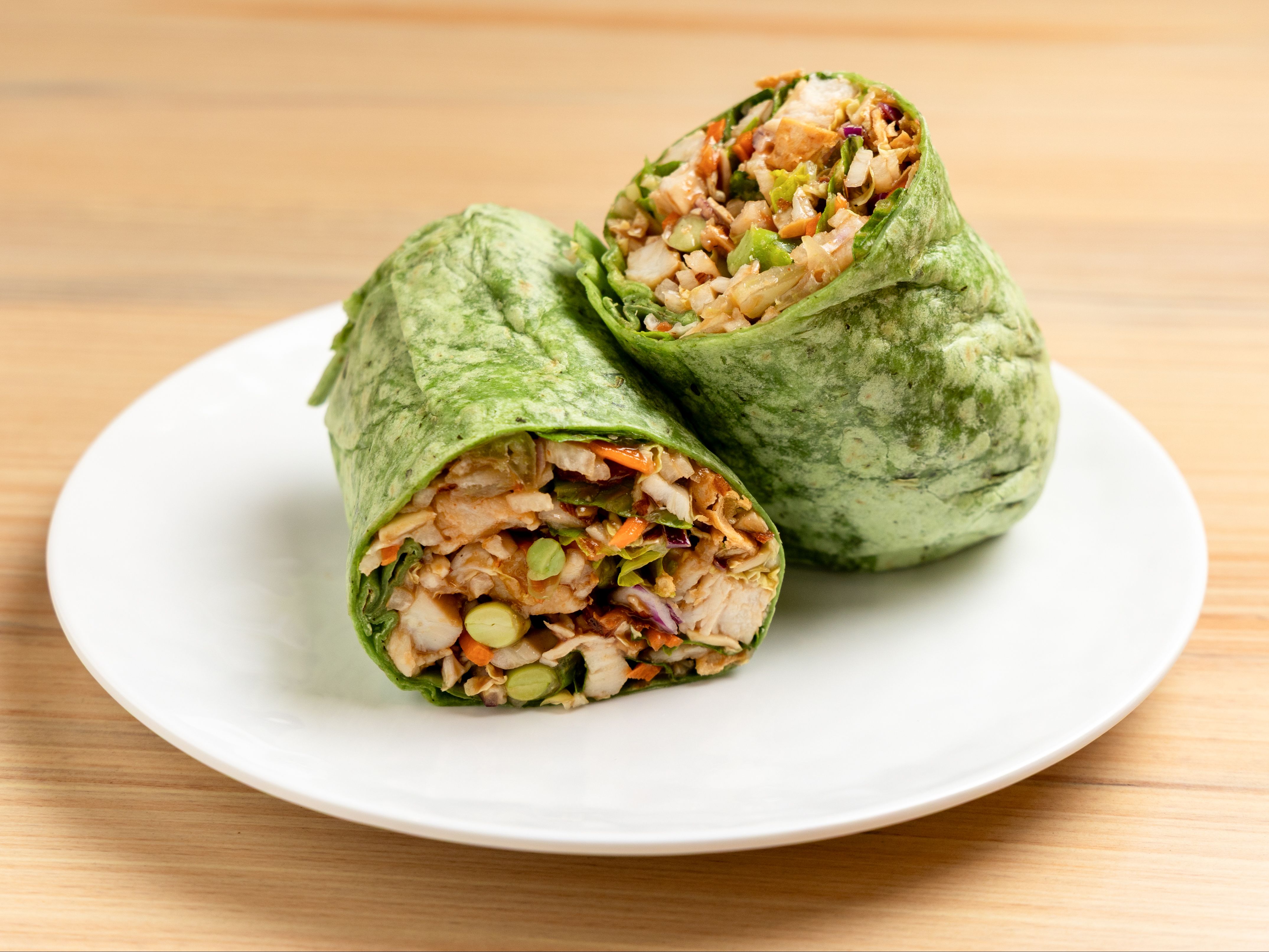 Asian Chicken Wrap.