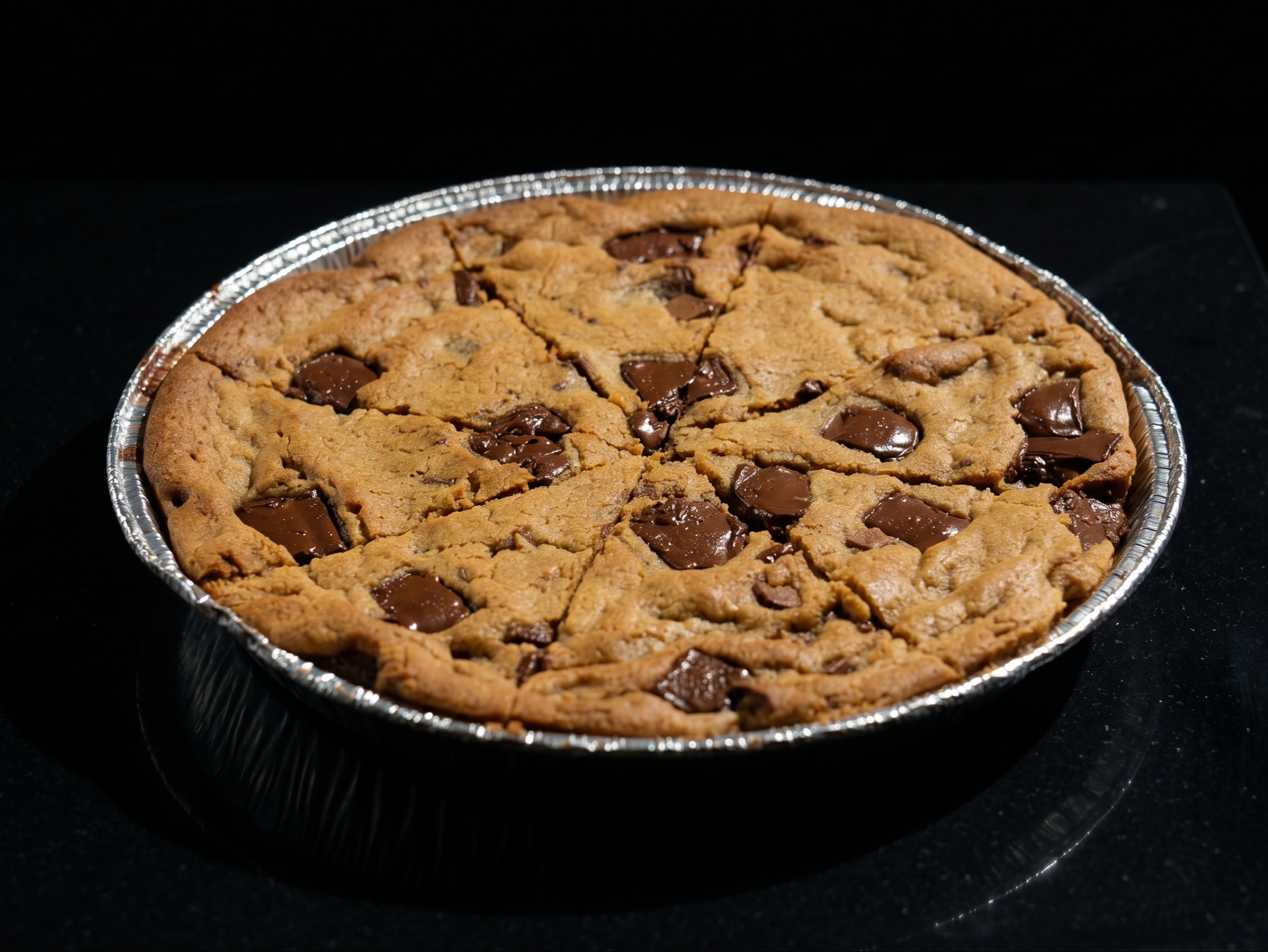 Chocolate Chip Pizza Cookie.