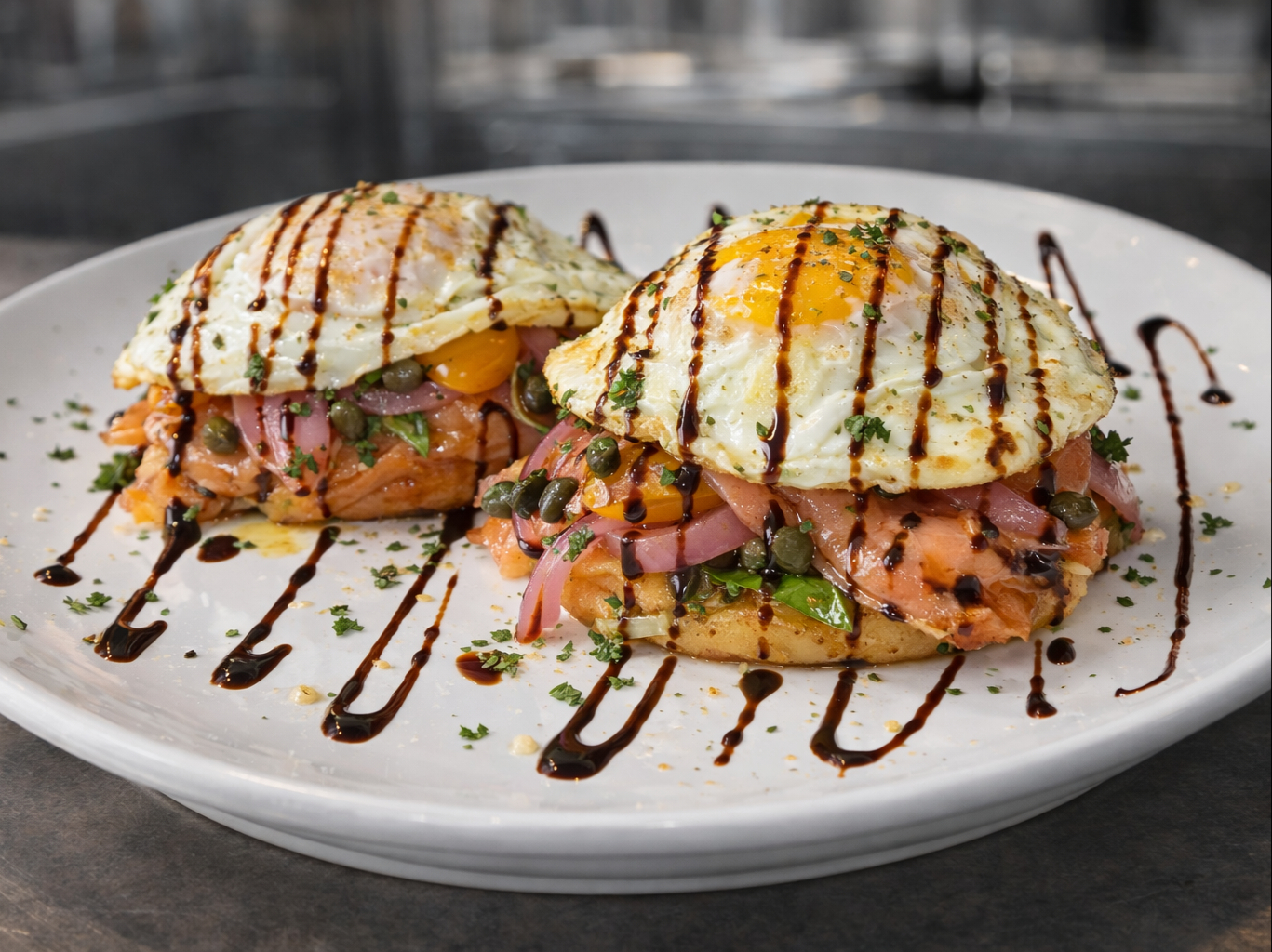 Smoked Salmon Avocado Toast.