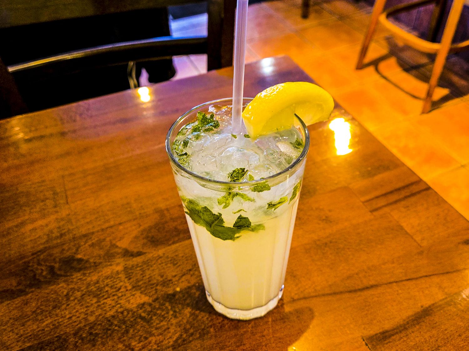 Fresh Mint Lemonade.