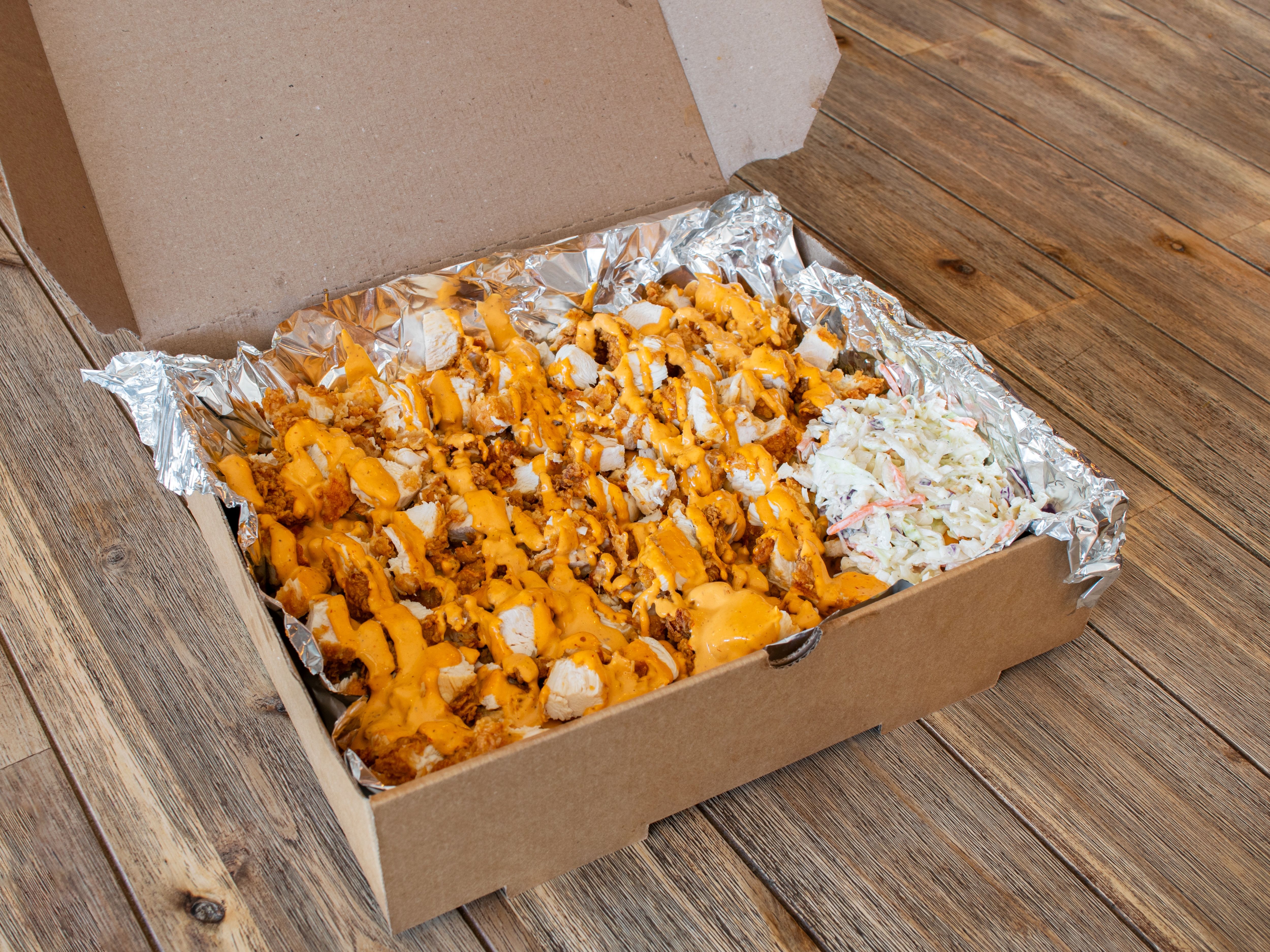 Mac N Cheese Family Box (Tray Of Loaded Mac N Cheese).