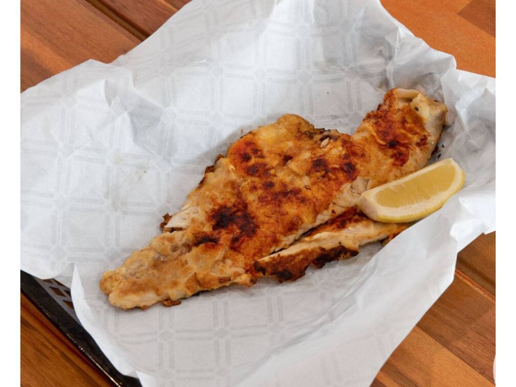 Grilled Fish & Chips