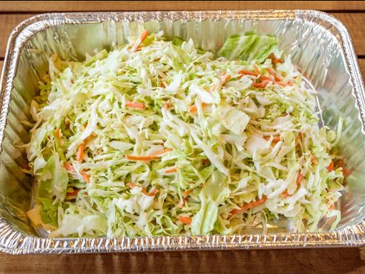 Homemade coleslaw.