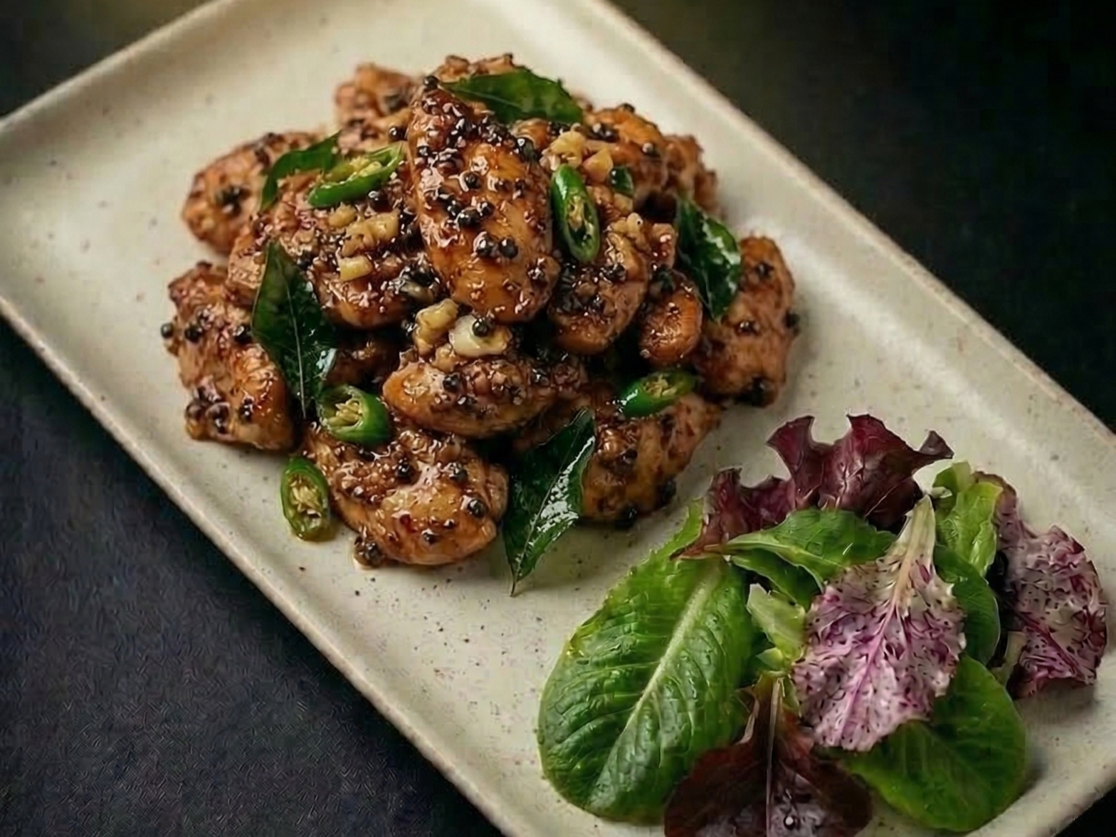 Chicken Pepper Fry.