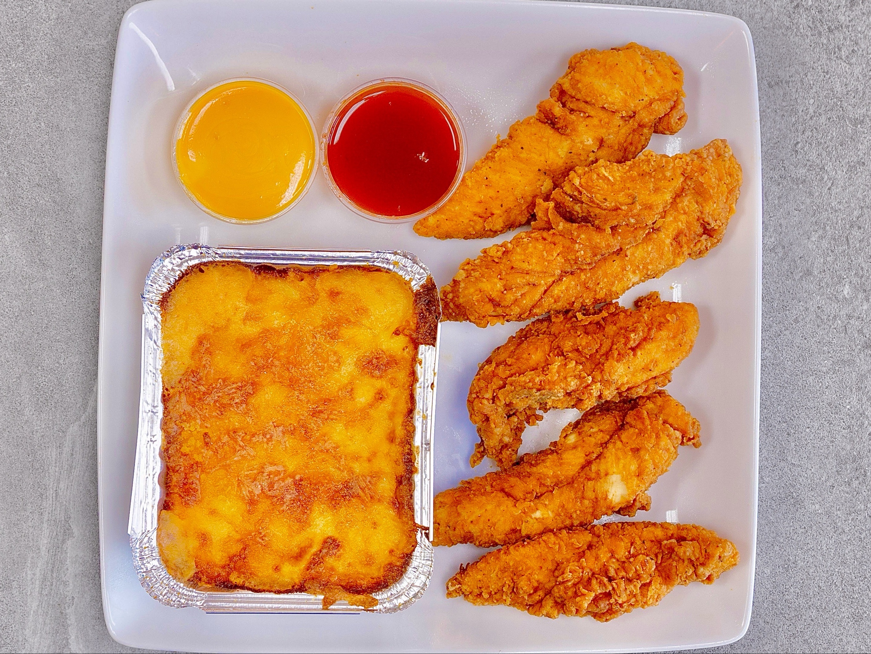 15 Tenders & 3 Sides.