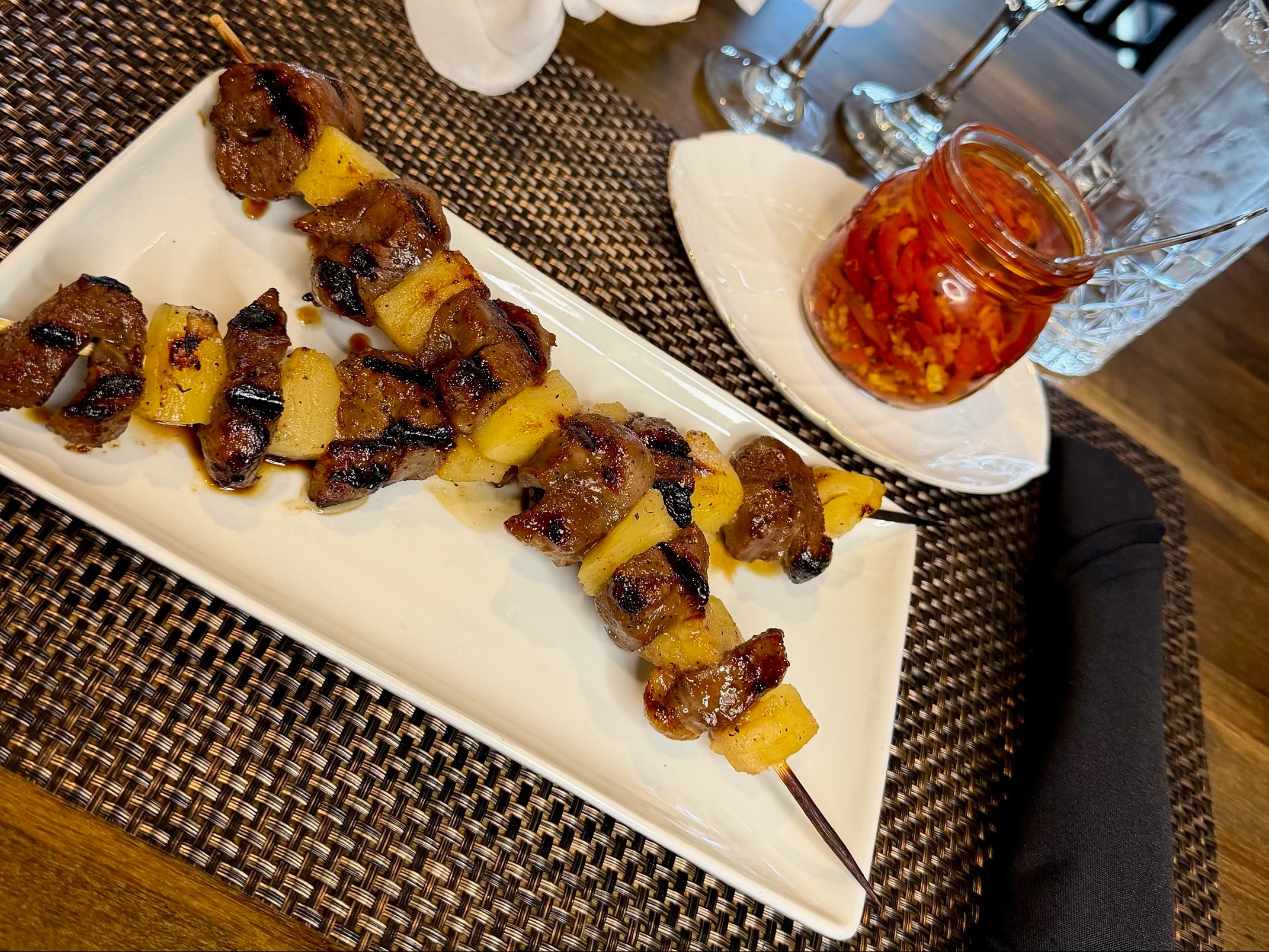 Teriyaki Picanha Skewer.