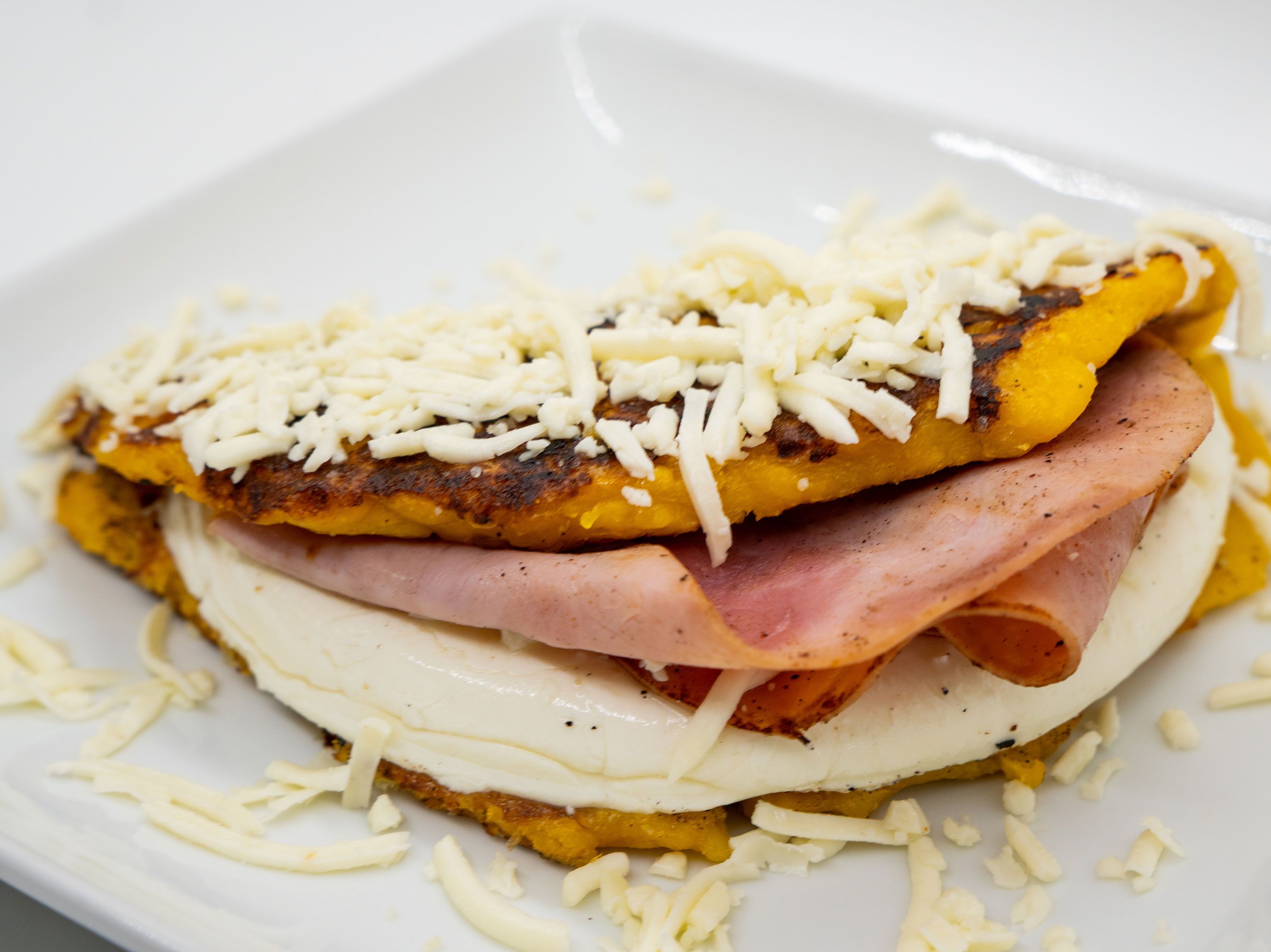 Ham & Cheese Cachapas