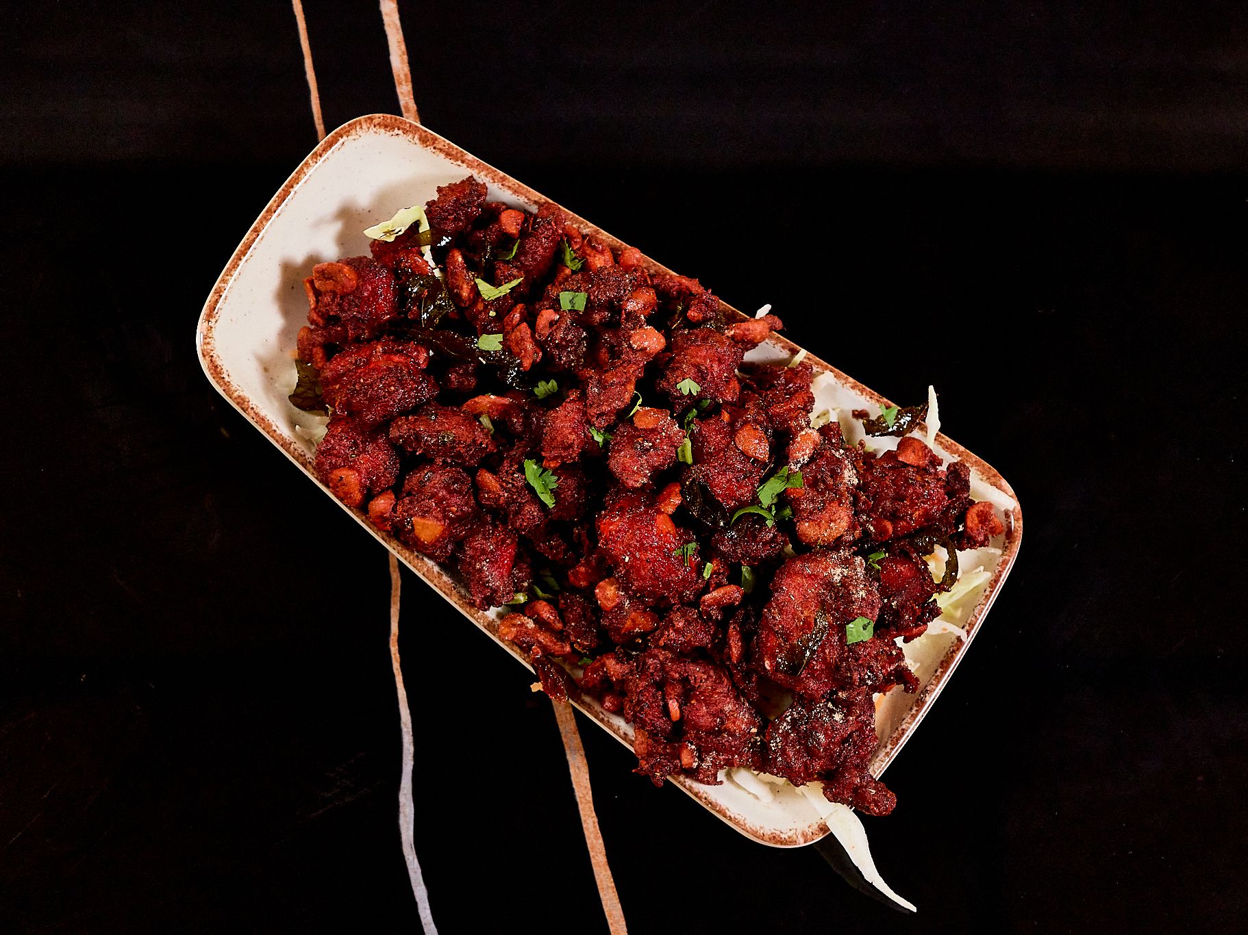 Cashew Chicken Pakoda.