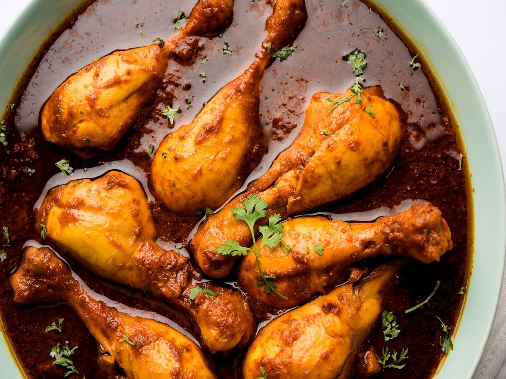 ANDHRA CHICKEN CURRY.