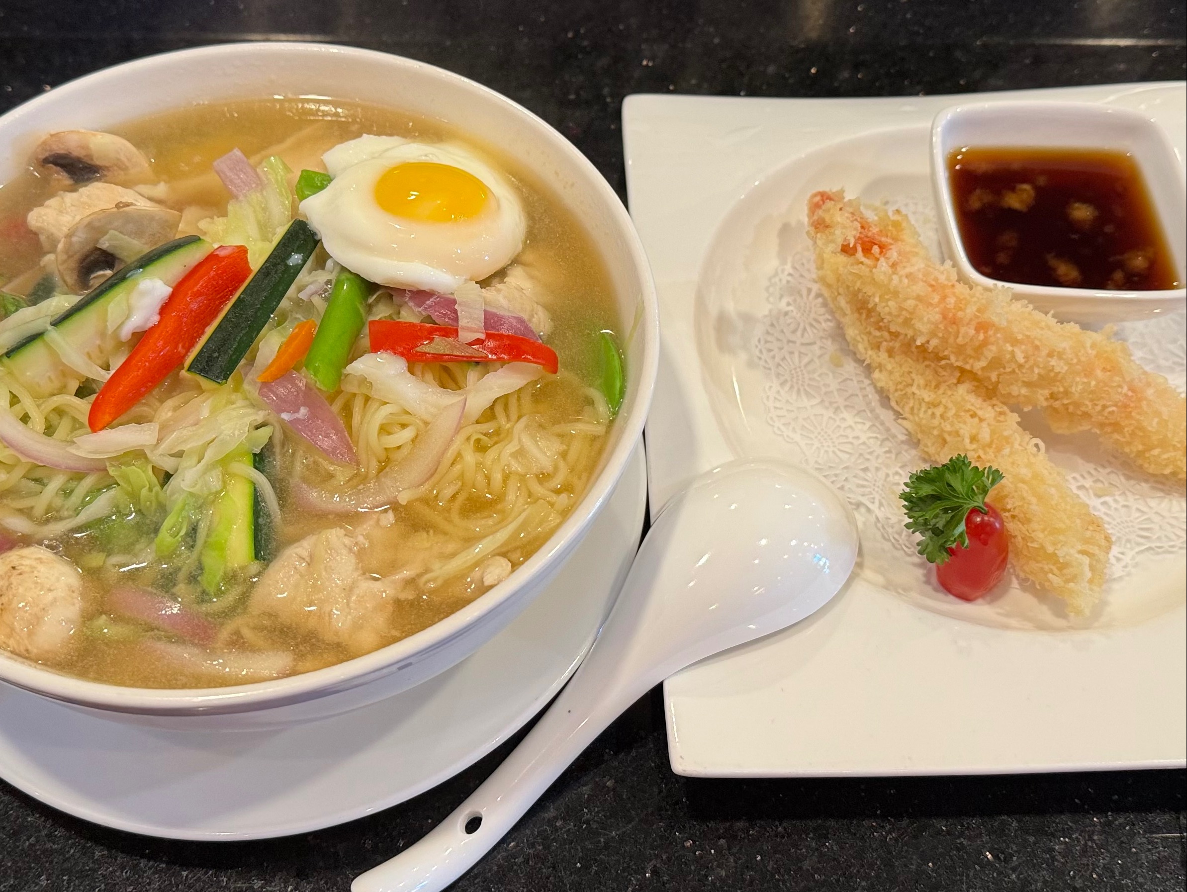 Nabeyaki Soba Soup.