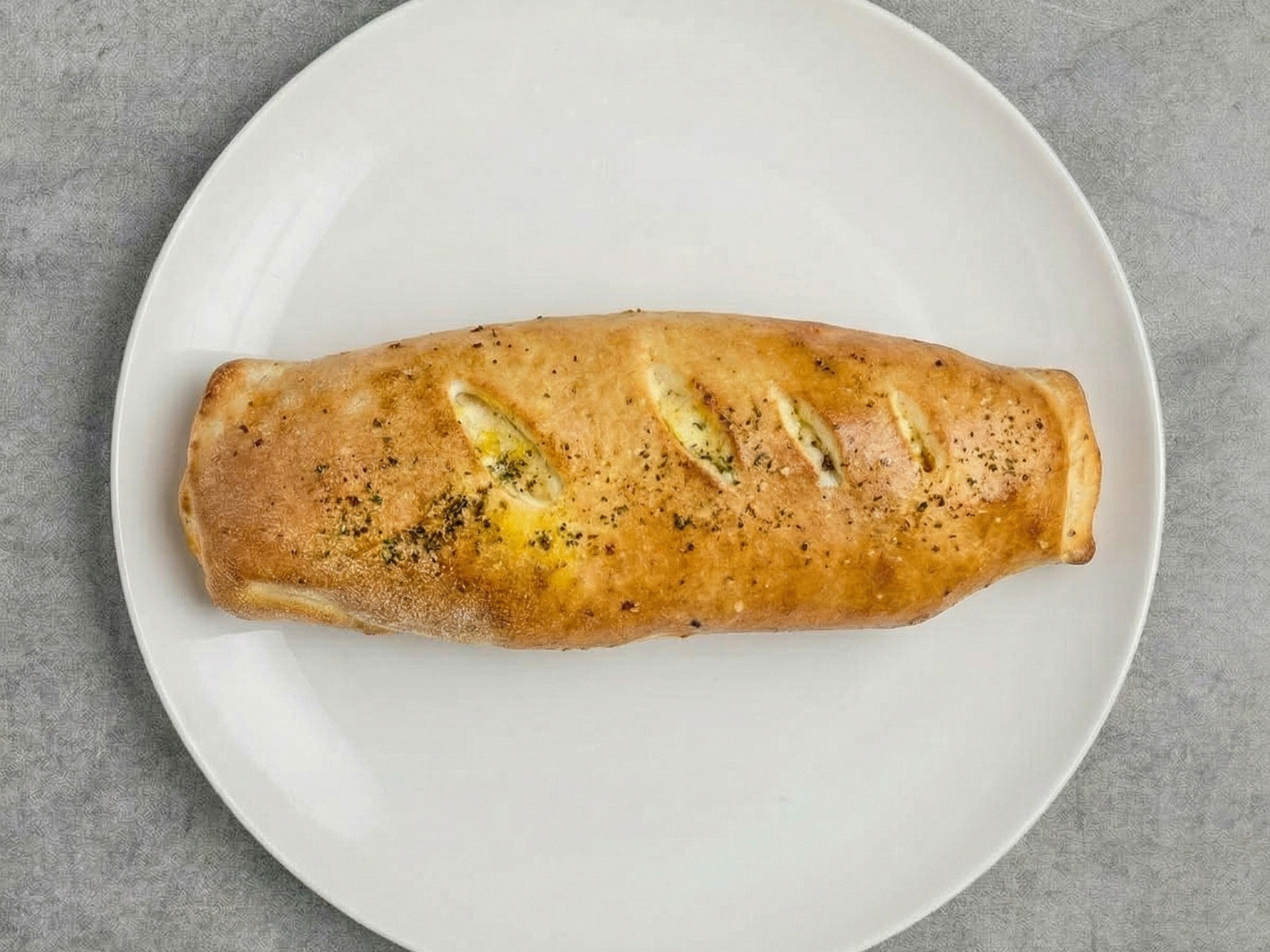 Vegetarian Stromboli.