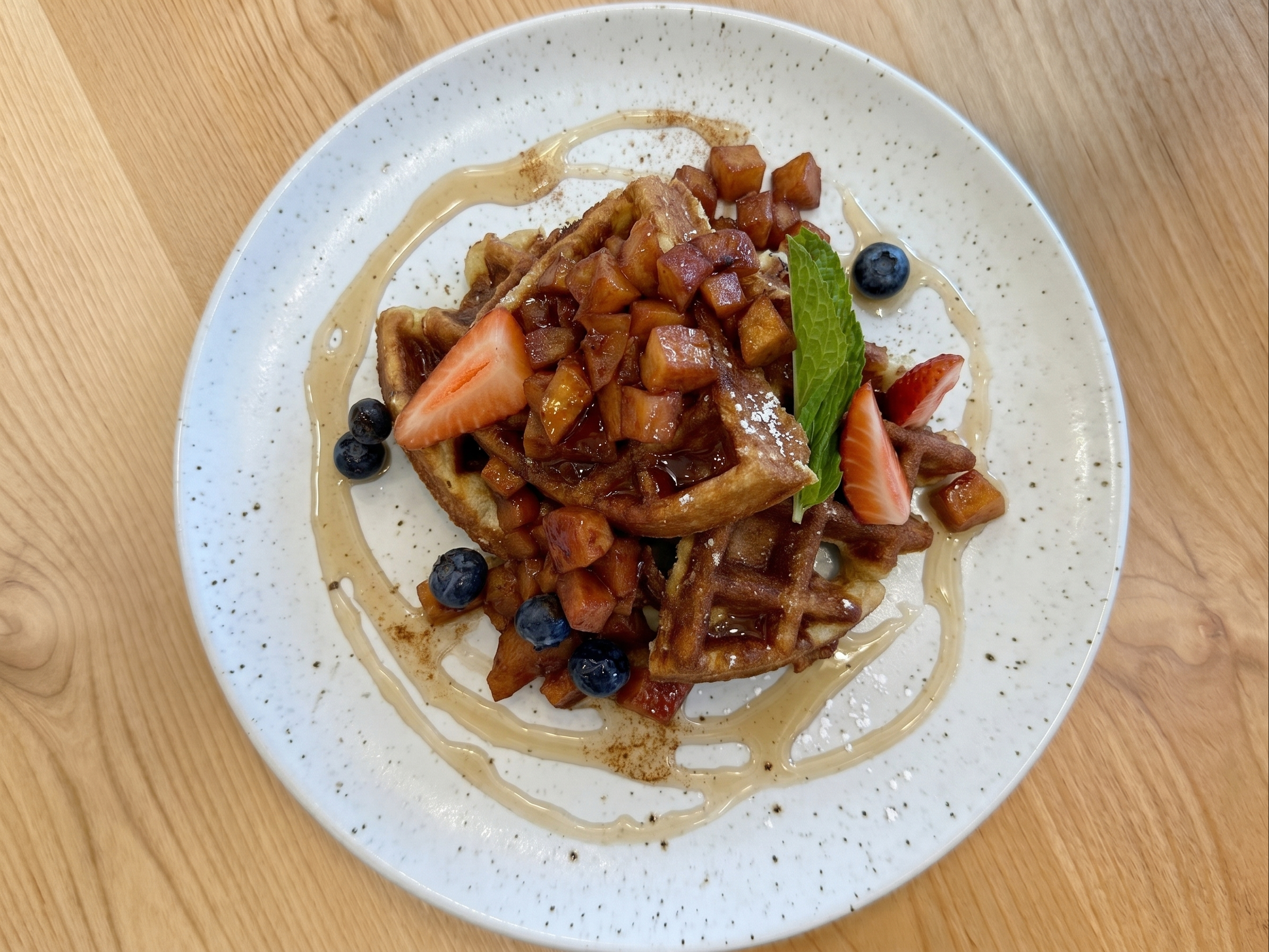 Apple Waffle.