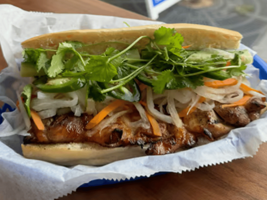 Grilled Chicken Banh Mi.