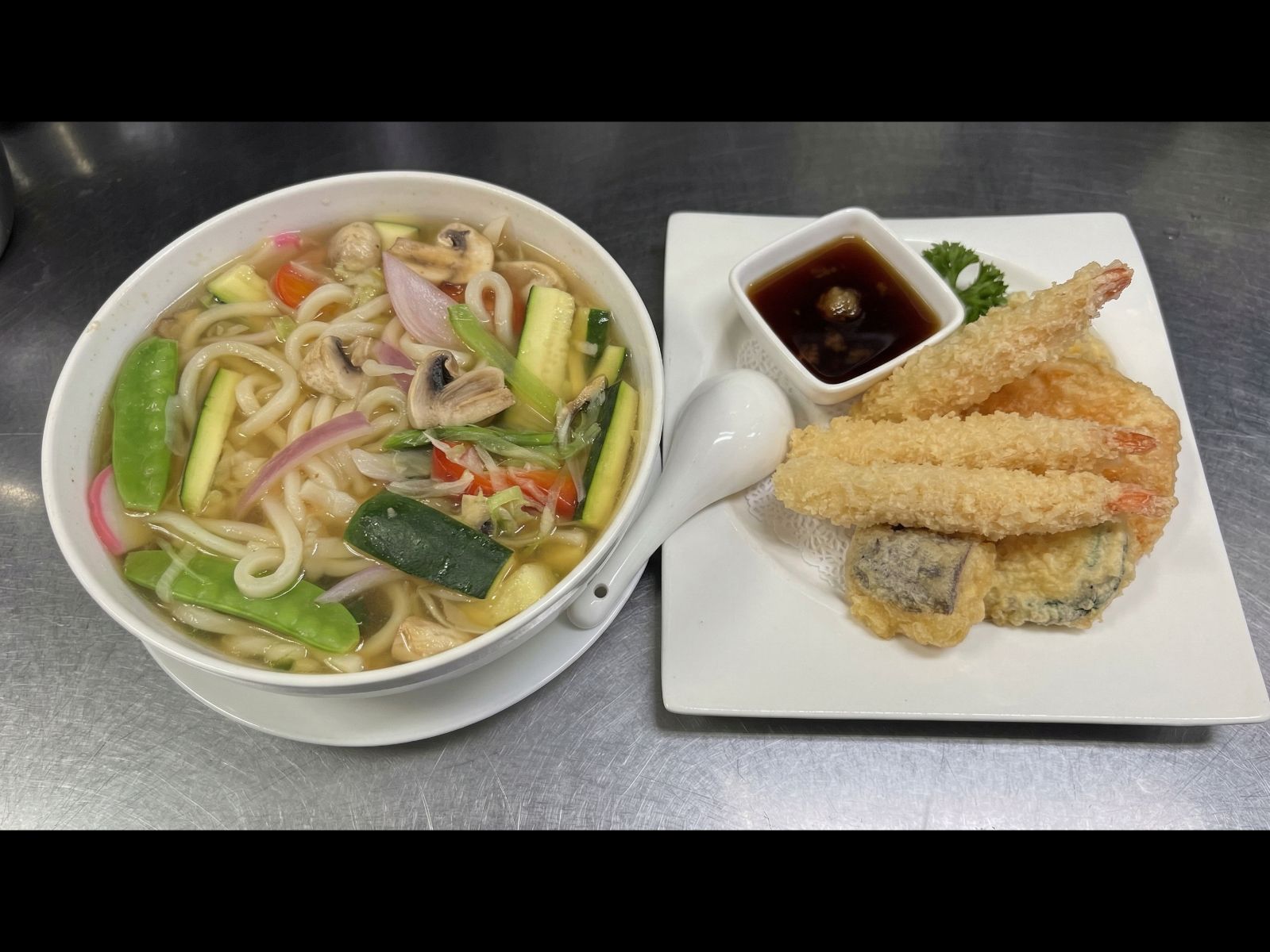 Tempura Udon Soup.